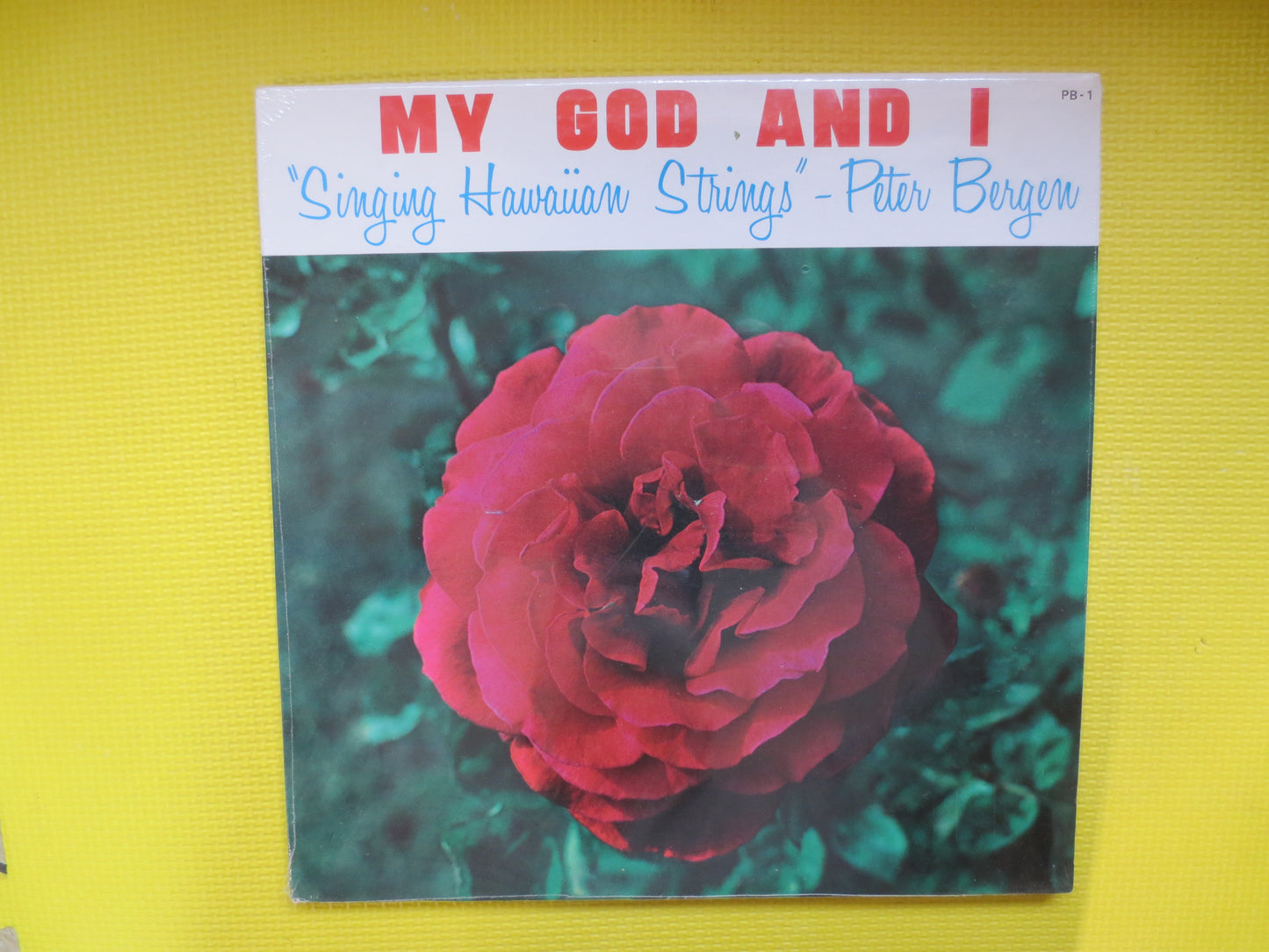 PETER BERGEN, Factory SEALED, My God and I, Gospel Lp, Folk Vinyl, Gospel Album, Hawaiian Record, Hawaiian Lp, 1965 Records