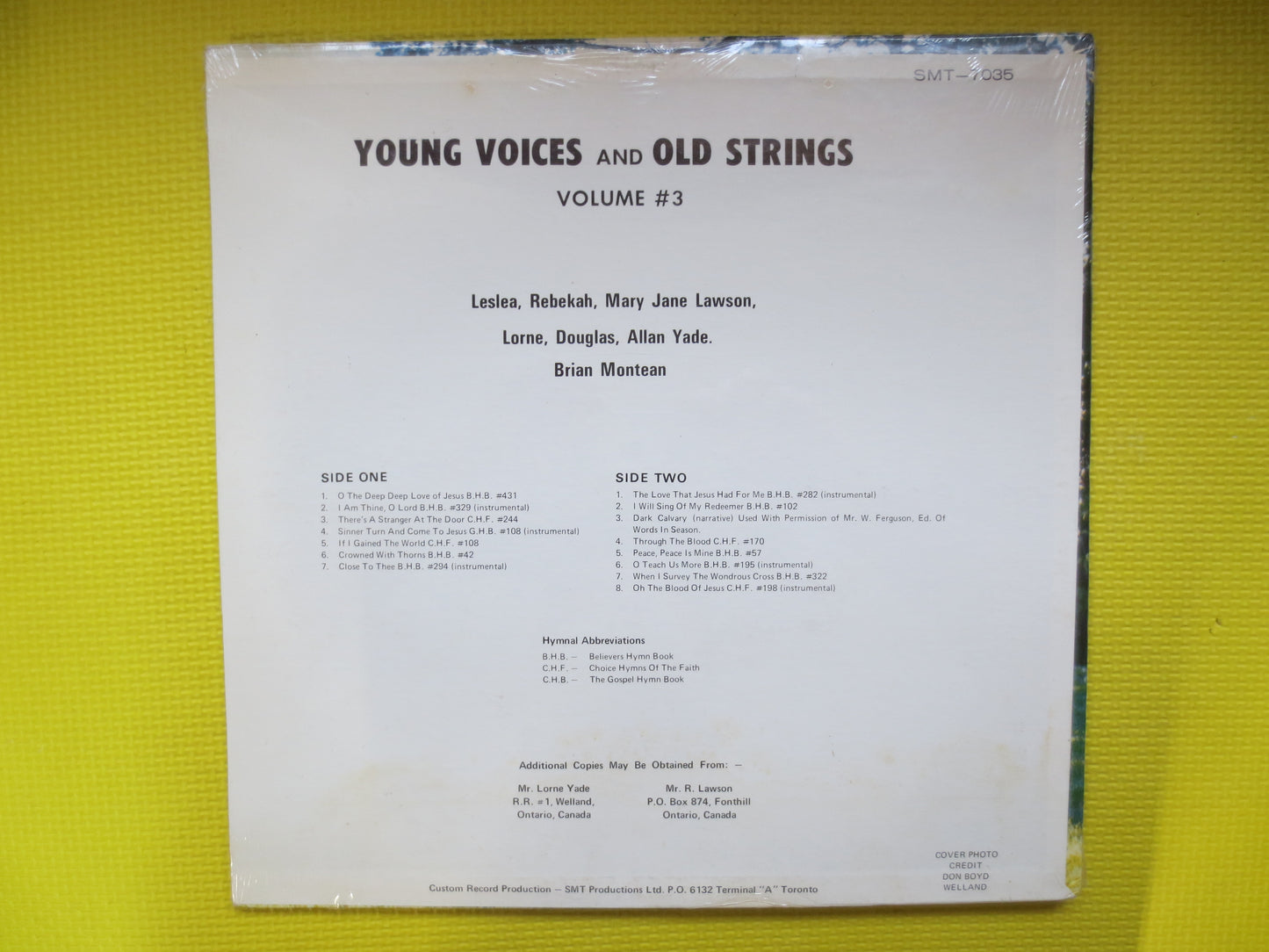 YOUNG VOICES And Old Strings, FOLK Records, Folk Vinyl, Folk Music Albums, Country Records, Gospel Records, 1965 Records