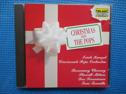 CHRISTMAS with the POPS, CHRISTMAS Album, Christmas Music Cd, Christmas Cd, Christmas Music, Toni Tennille Cd, Compact Disc