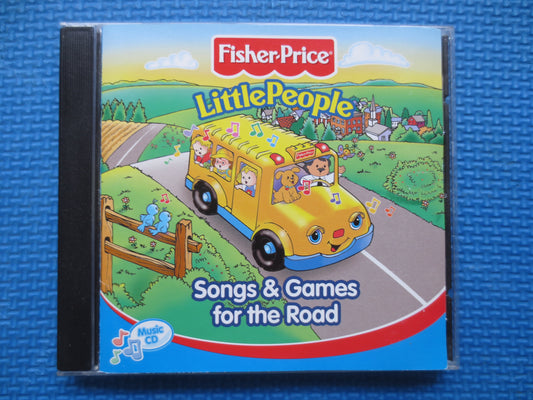 FISHER PRICE, SONGS and Games, For the Road Cd, Sing Along Cd, Childrens Cd, Kids Cd, Childrens Song Cd, Kids Music, Kids Song