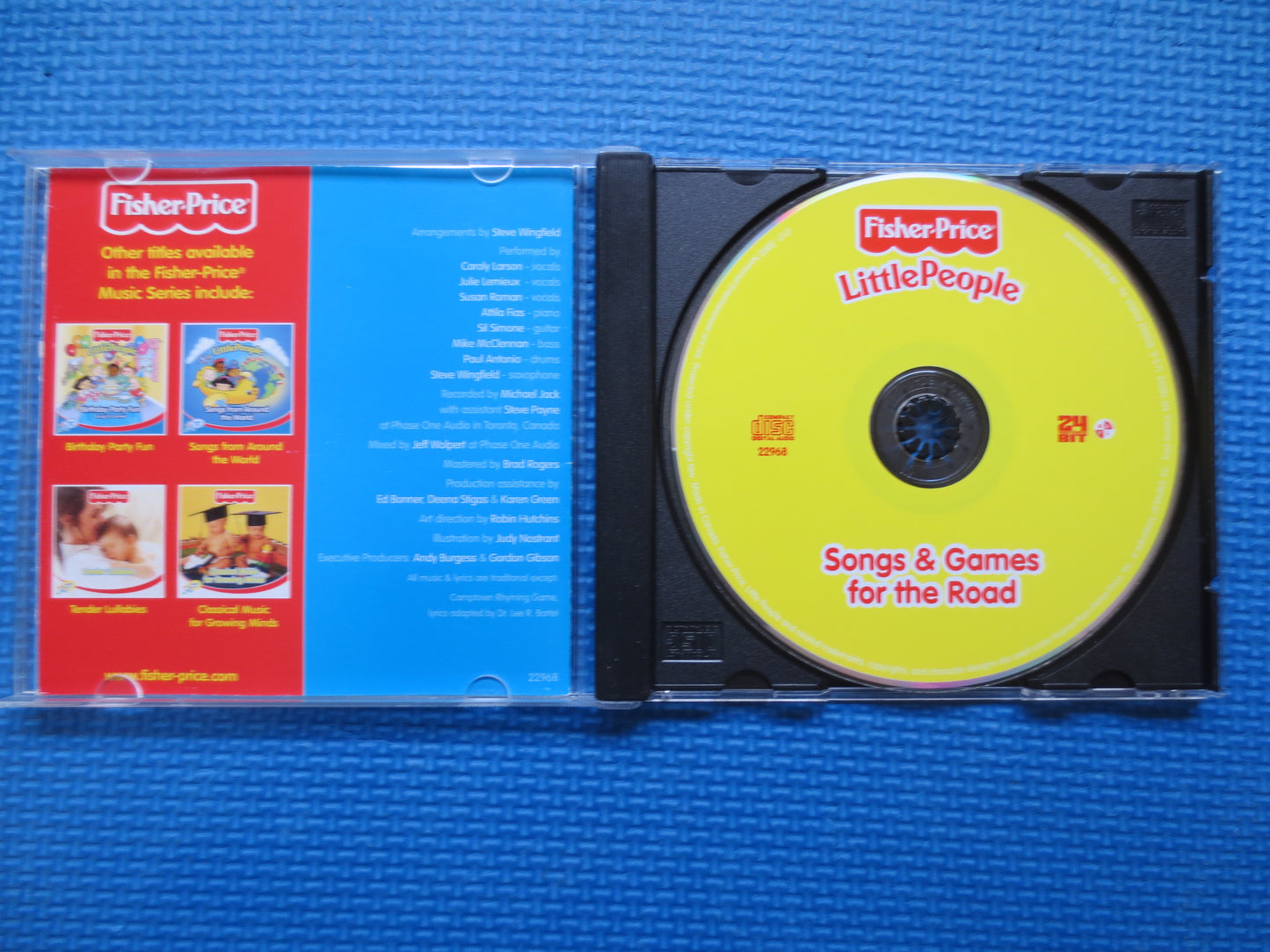 FISHER PRICE, SONGS and Games, For the Road Cd, Sing Along Cd, Childrens Cd, Kids Cd, Childrens Song Cd, Kids Music, Kids Song