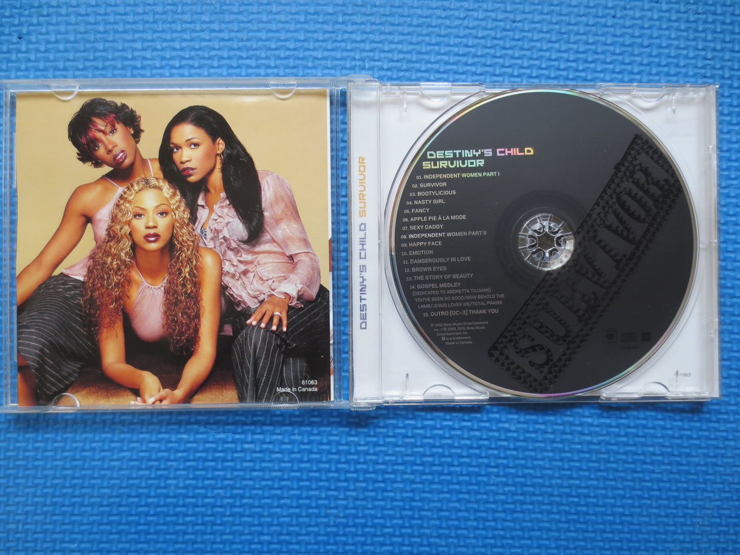 DESTINY'S CHILD, SURVIVOR, Destiny's Child Cd, Pop Music Cd, Pop Cd, Disco Music Cd, Girl Groups Cd, Disco Cd, 2001 Compact Disc