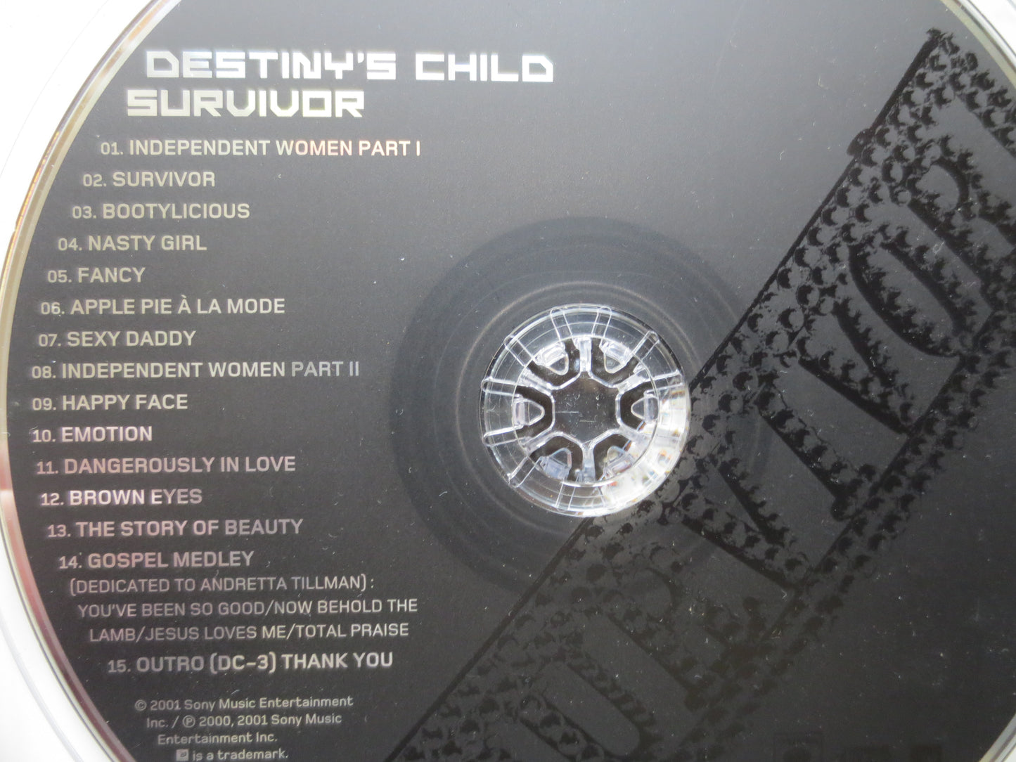 DESTINY'S CHILD, SURVIVOR, Destiny's Child Cd, Pop Music Cd, Pop Cd, Disco Music Cd, Girl Groups Cd, Disco Cd, 2001 Compact Disc