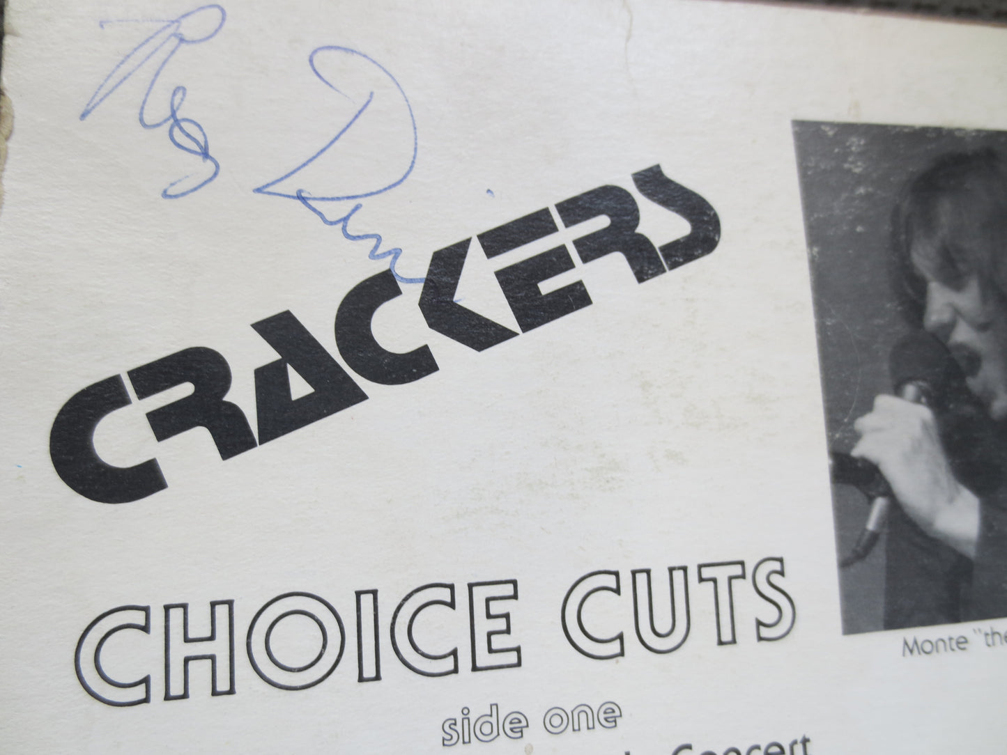 CRACKERS, CHOICE Cuts, 1st Records, AUTOGRAPHED, Crackers Records, Crackers Albums, Crackers Lp,  Rock Lps, 1970's Records