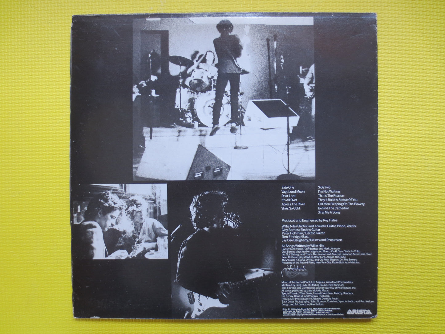 WILLIE NILE, WILLIE Nile Album, Willie Nile Record, Willie Nile Lp, Rock Albums, Rock lps, Classic Rock Album, 1980 Records