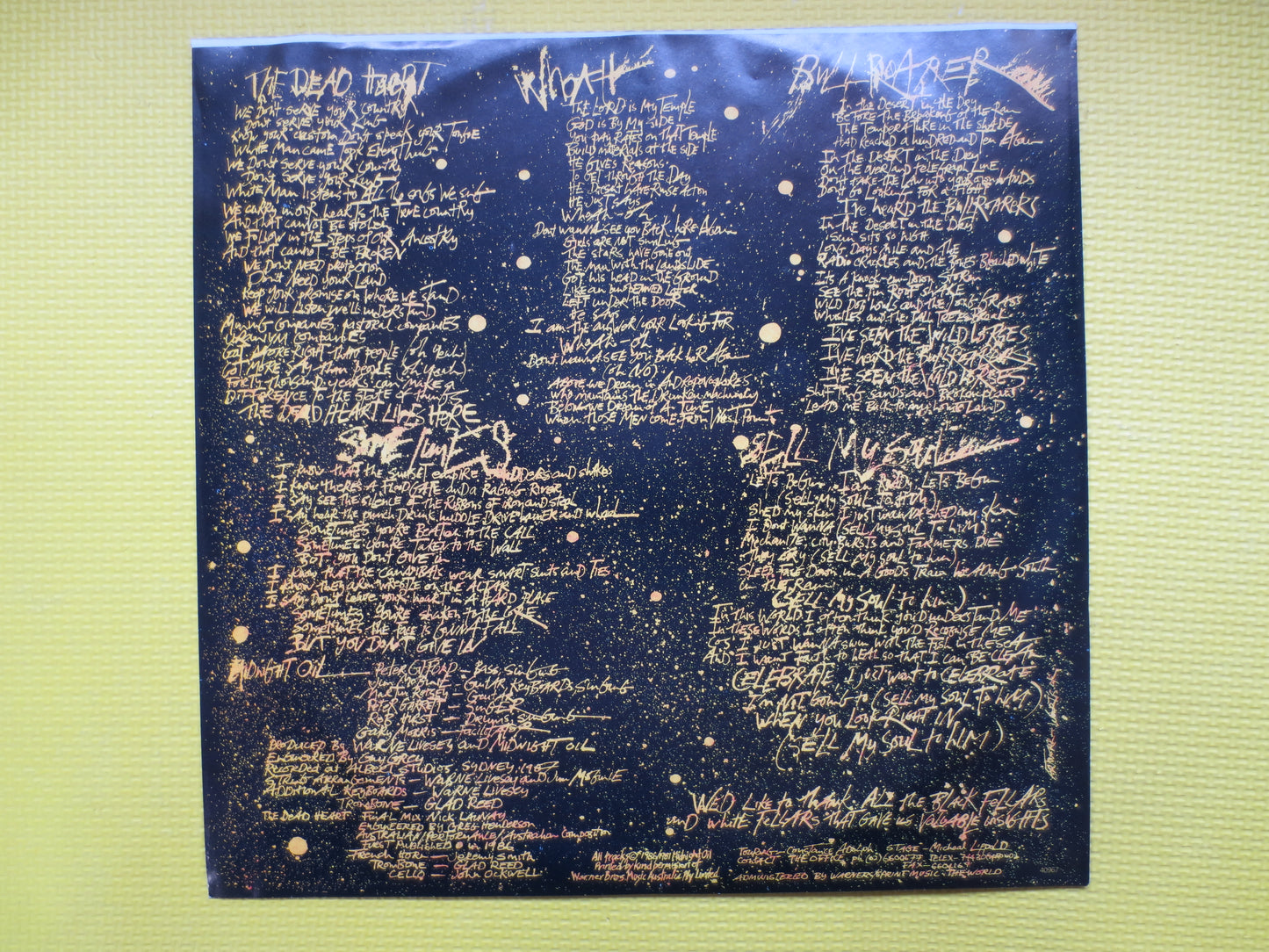 MIDNIGHT OIL, DIESEL and Dust, Midnight Oil Record, Midnight Oil Lp, Rock Records, Rock Lp, New Wave Record, 1987 Records