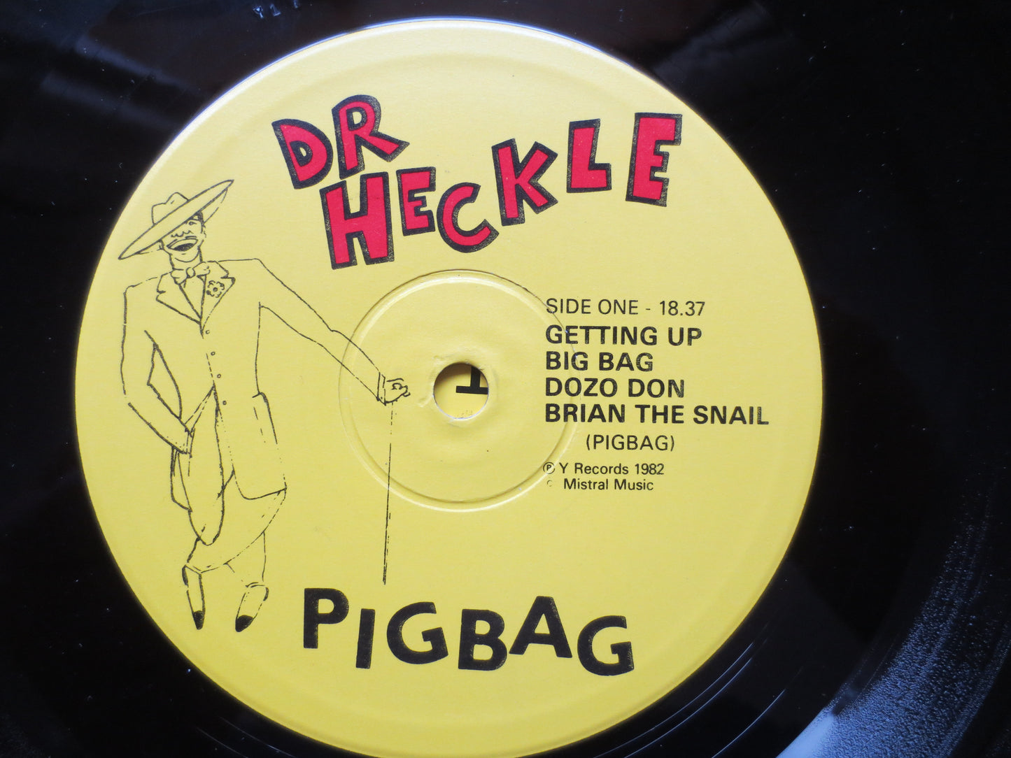 PIGBAG, Dr HECKLE and Mr JIVE, Pigbag Album, Pigbag Record, Pigbag Lp, Jazz Rock Album, Jazz Rock Record, Lps, 1982 Records