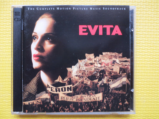 EVITA, MADONNA, EVITA Cd, Soundtrack Cd, Andrew Lloyd Webber, Music Cd, Cd, Movie Cd, Musical Cd, Jonathon Pryce Cd, 1996 Cd