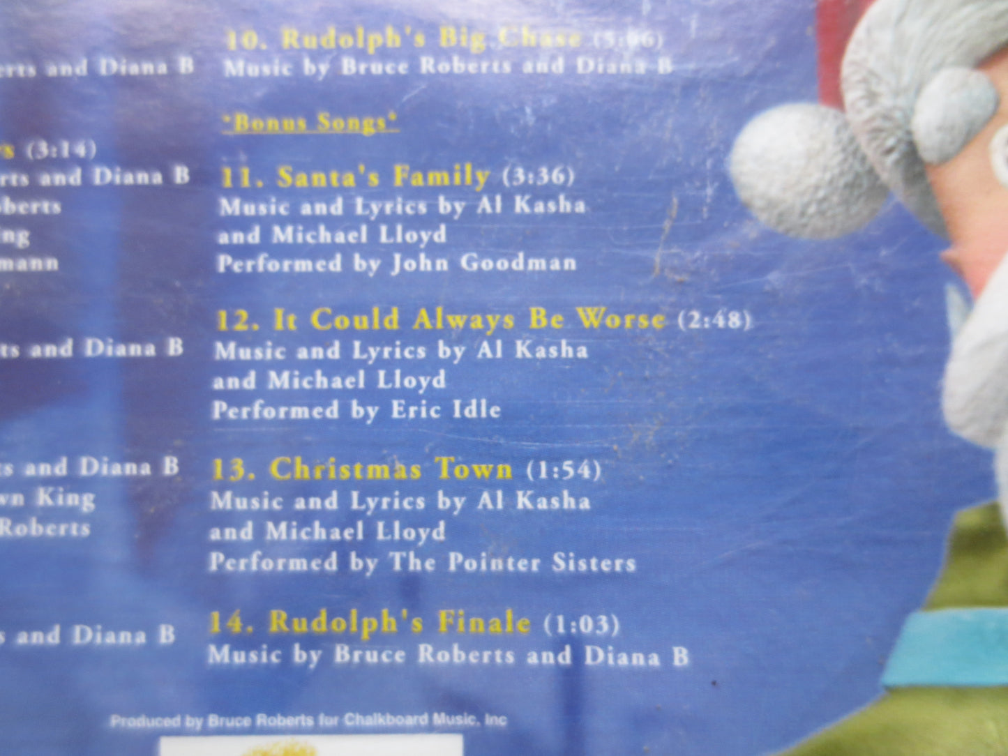 RUDOLPH, CHRISTMAS Cd, Red-Nosed REINDEER, Kids Christmas Cd, Christmas, Christmas Music, Christmas Song, 2001 Compact Discs