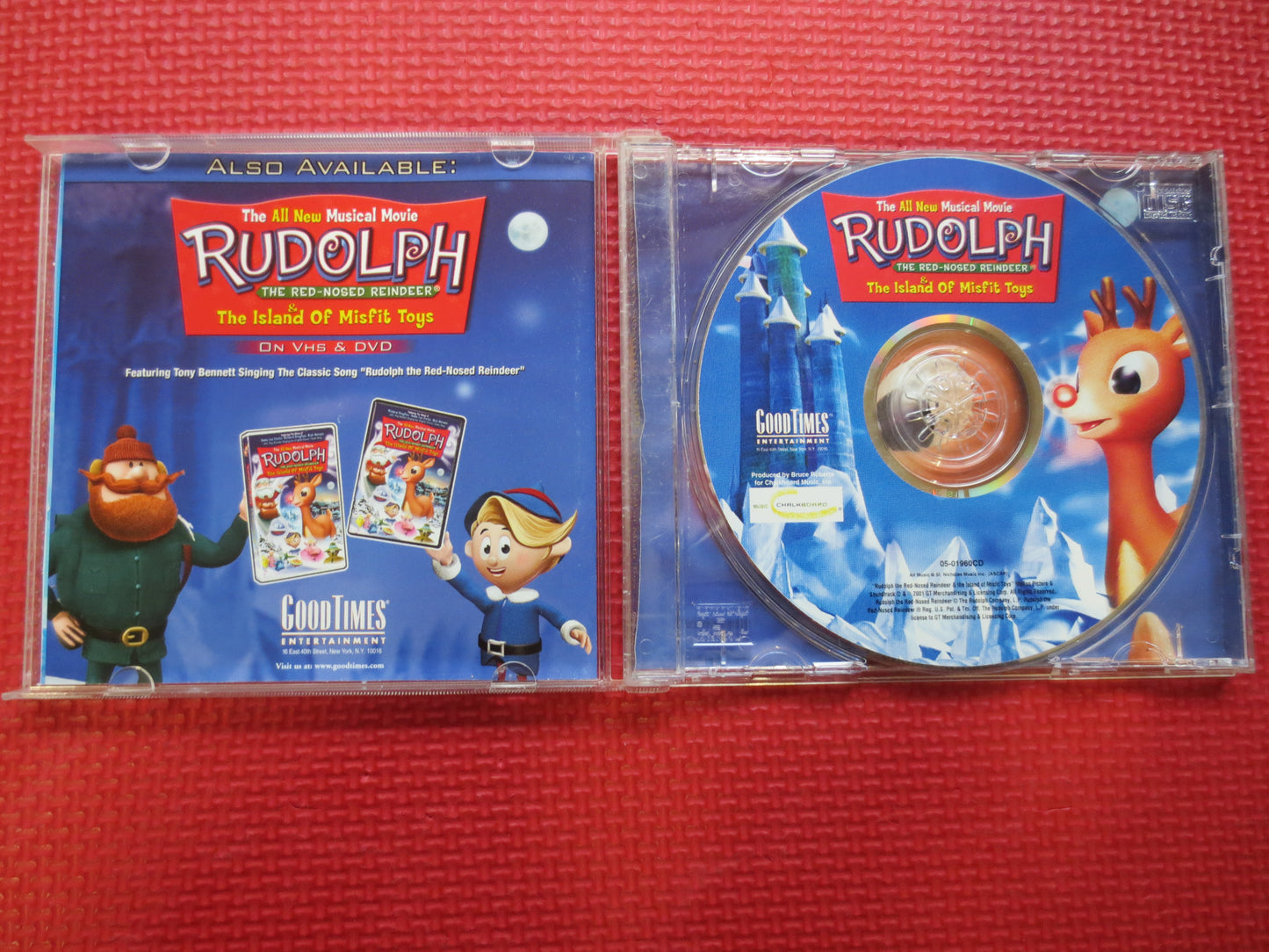 RUDOLPH, CHRISTMAS Cd, Red-Nosed REINDEER, Kids Christmas Cd, Christmas, Christmas Music, Christmas Song, 2001 Compact Discs