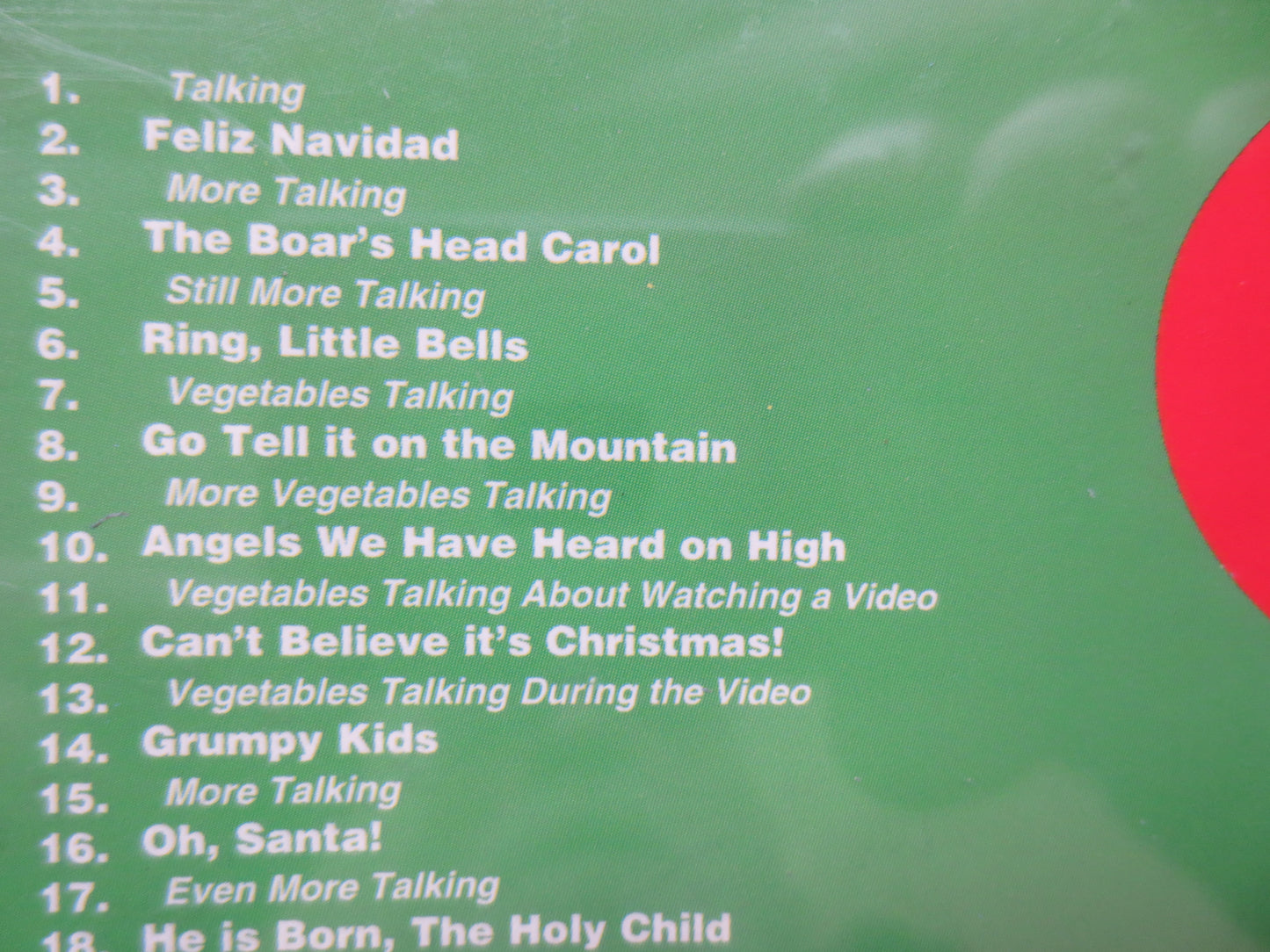 VERY VEGGIE CHRISTMAS, Christmas Music Cd, Christmas Cd, Christmas Music, Christmas Carols Cd, Childrens Cd, 1996 Compact Disc