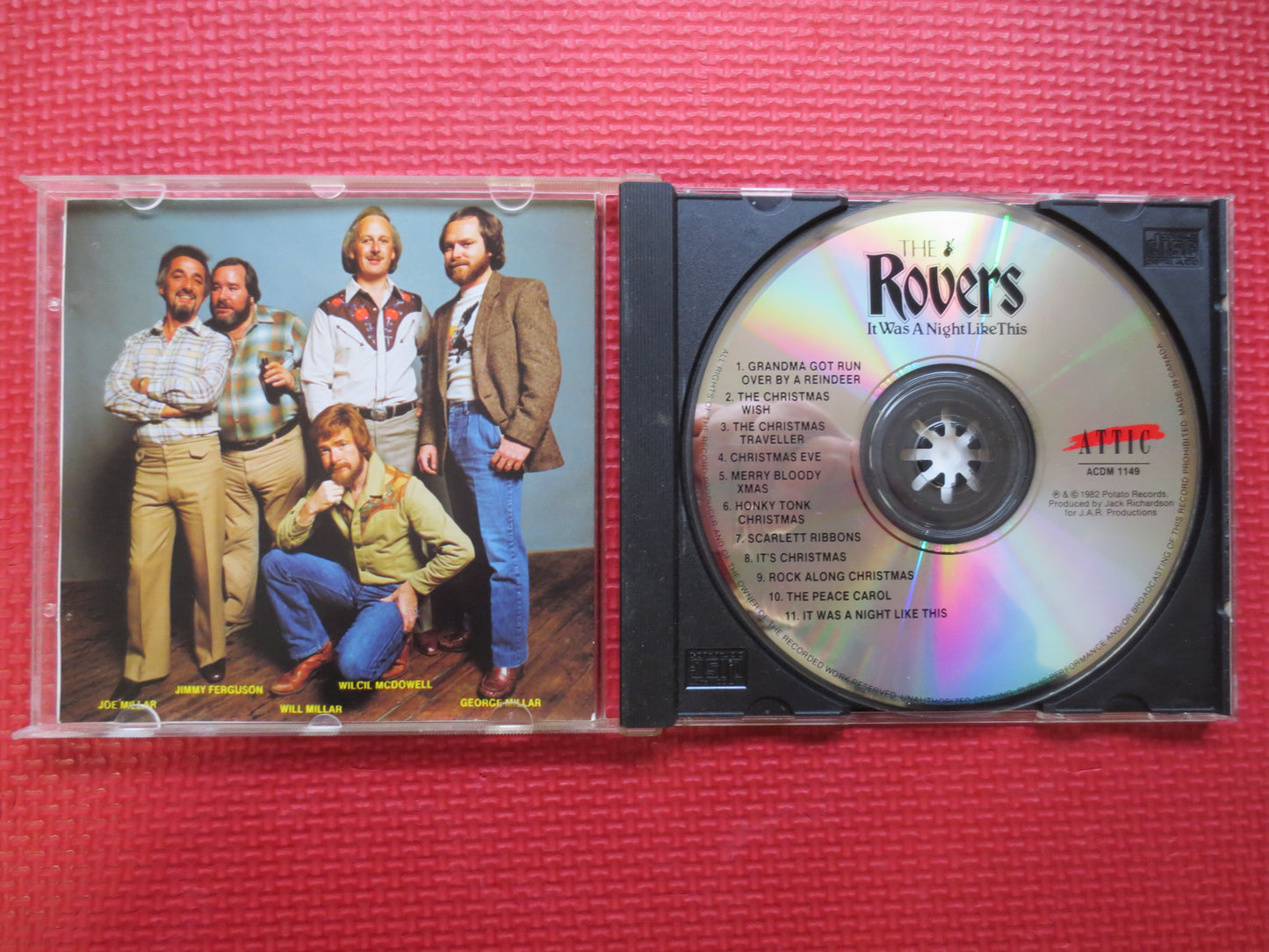 The IRISH ROVERS, CHRISTMAS Album, Christmas Music Cd, Christmas Cd, The Irish Rovers Cds, Irish Rovers Song, 1987 Compact Disc