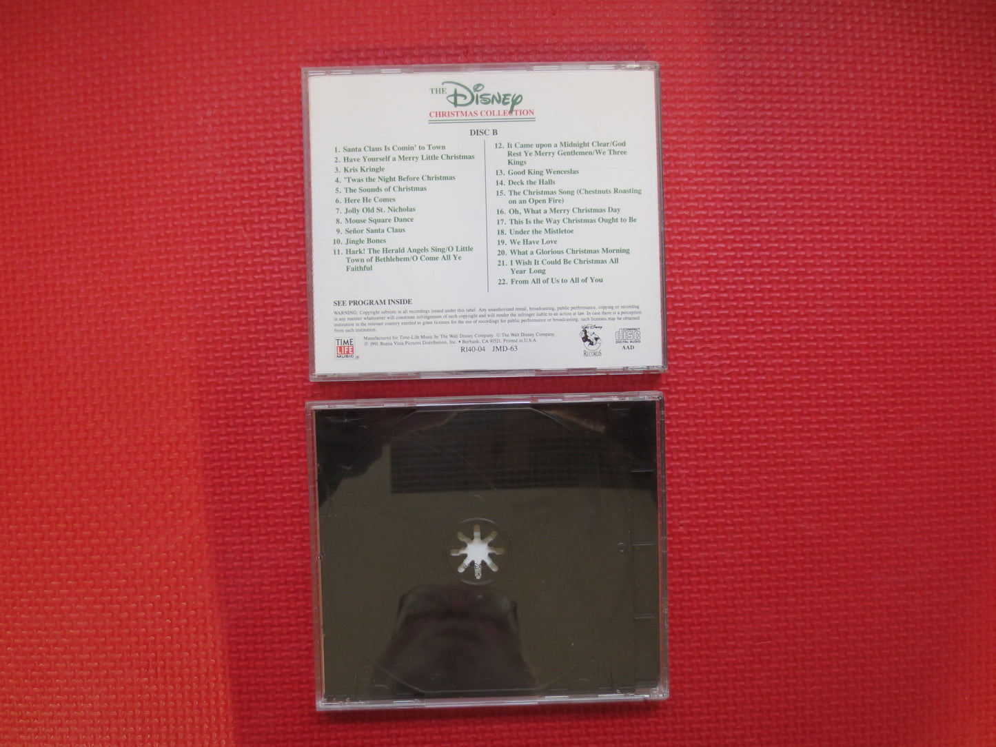 Vintage Cds, DISNEY CHRISTMAS, 2 CHRISTMAS Cd, Disney Music, Disney Song, Walt Disney Cd, Vintage Disney, Disney Cd, Compact Discs, 1991 Cd