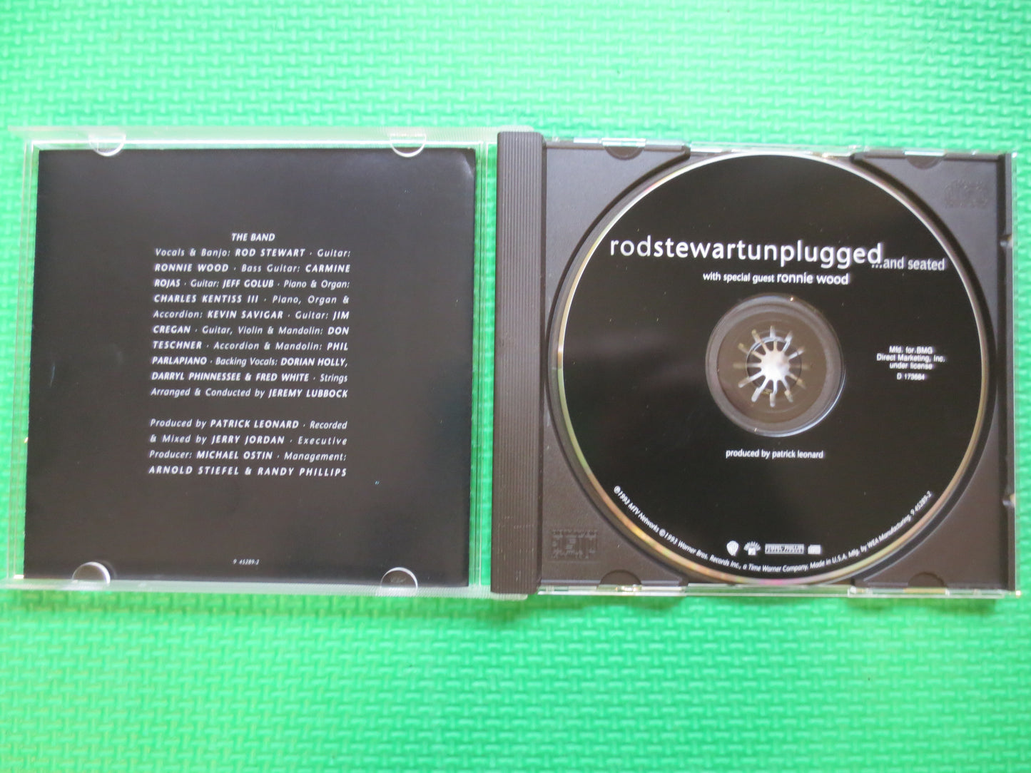 Vintage Cd, ROD STEWART, UNPLUGGED, Rod Stewart Cd, Rod Stewart Lp, Rock Album, Rod Stewart Music, Classic Rock Cd, Cds, 1993 Compact Disc