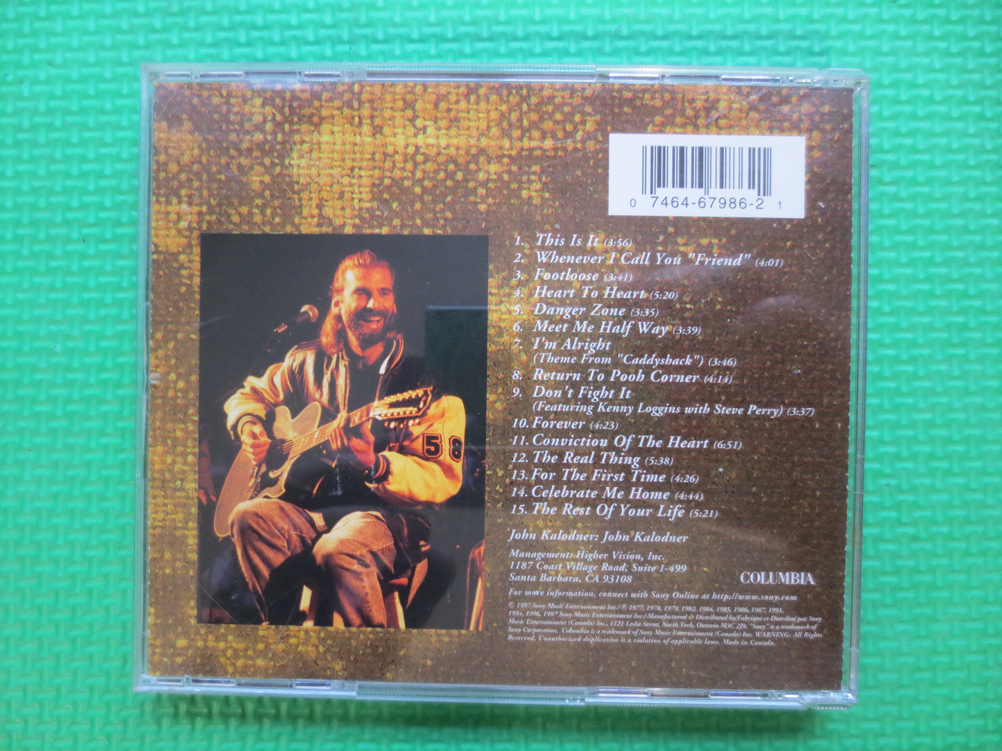 KENNY LOGGINS, GREATEST Hits, Kenny Loggins Cd, Kenny Loggins Album, Rock Cd, Pop Music Cd, Pop Cd, Rock Lp, 1997 Compact Disc