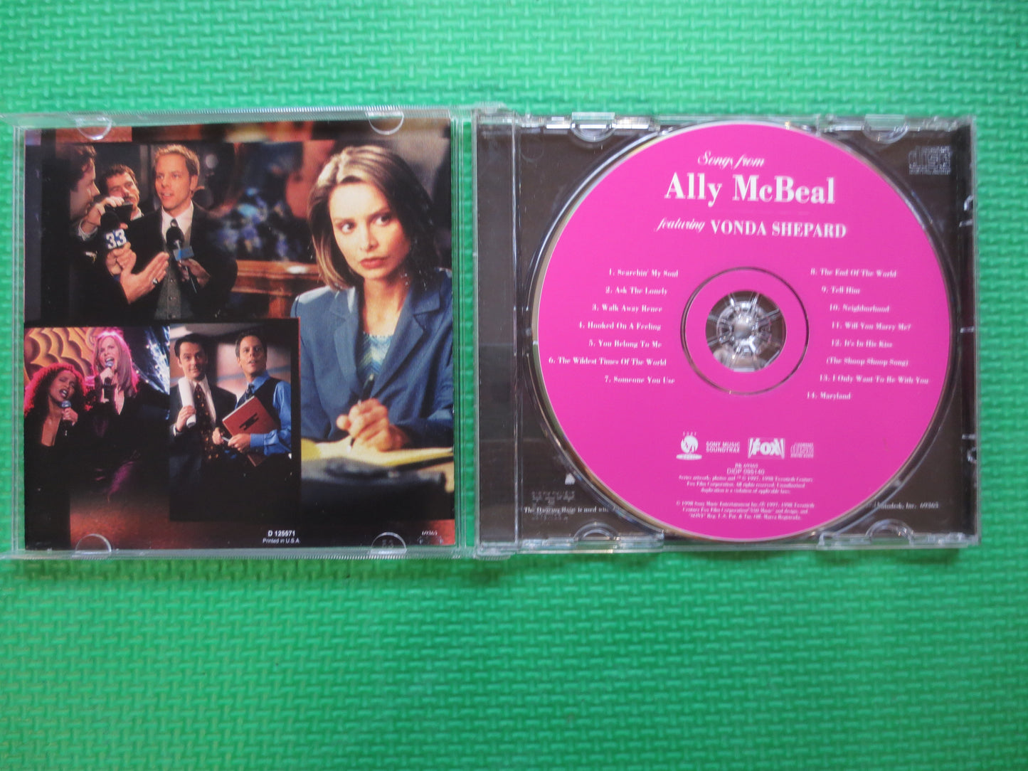 ALLY McBEAL, VONDA Sheppard, Ally McBeal Cd, Ally McBeal Album, Vonda Sheppard Cd, Tv Show Cd, Tv Show Songs, 1998 Compact Disc