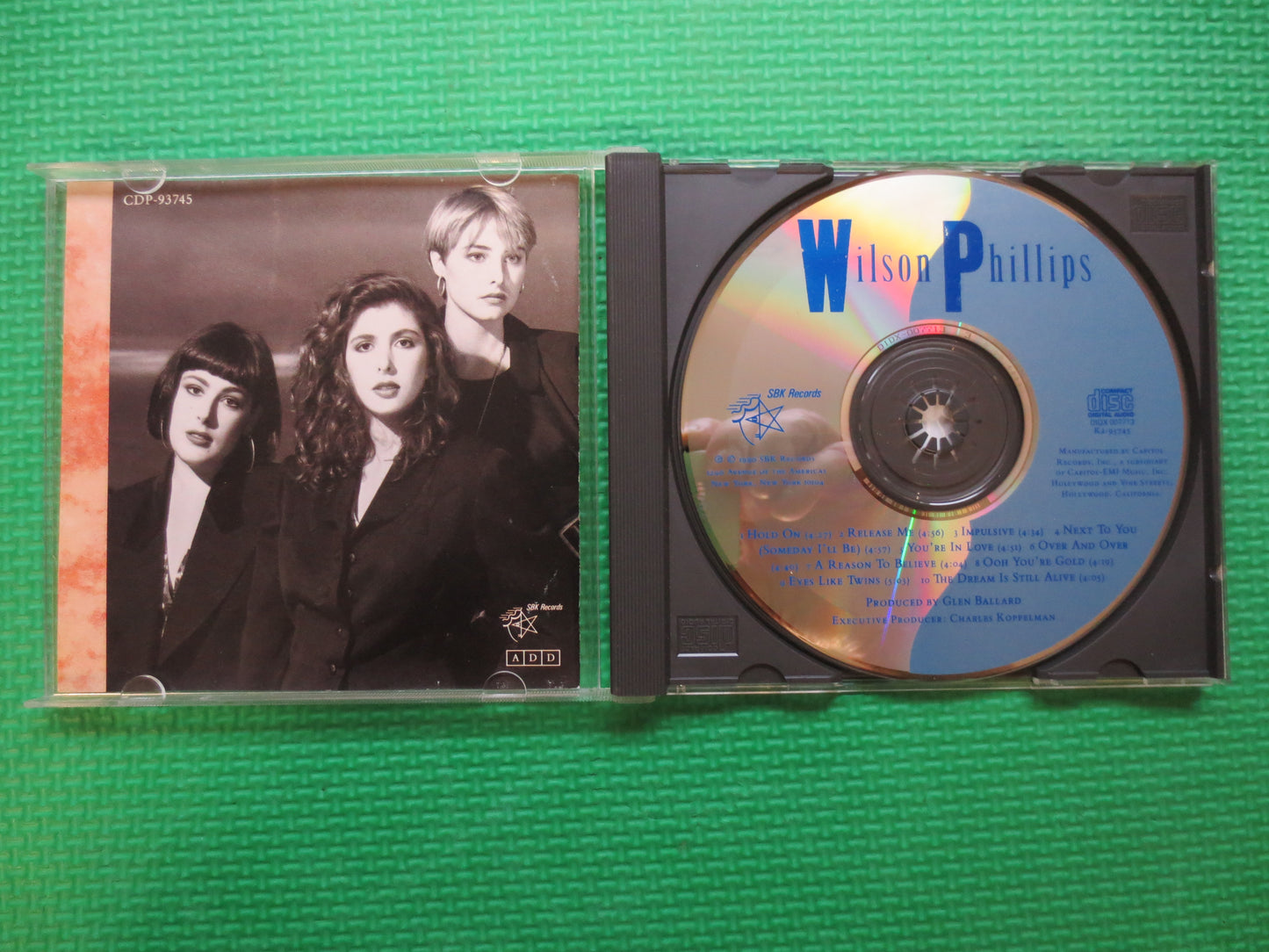 WILSON PHILLIPS, Debut  Cd, Wilson Phillips Cd, Wilson Phillips Lp, Dance Music Cd, Music Cd, Pop Music Cd, 1990 Compact Disc