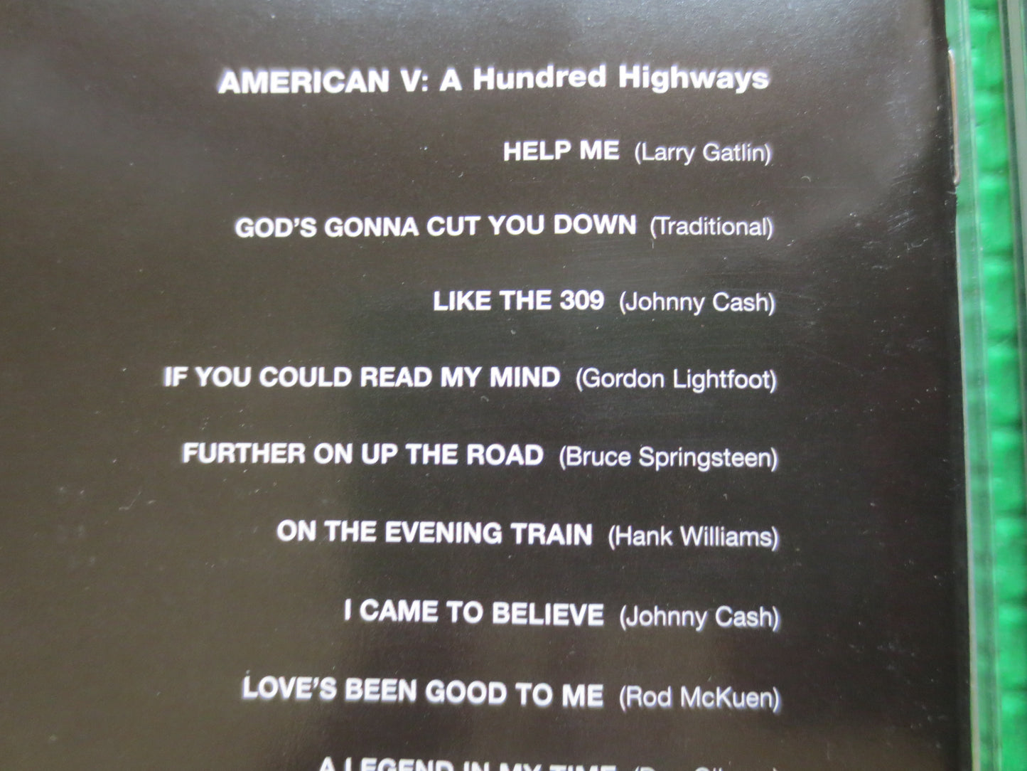 JOHNNY CASH, AMERICAN V, Johnny Cash Cd, Johnny Cash Album, Johnny Cash Songs, Country Cd, Classic Country, Compact Disc