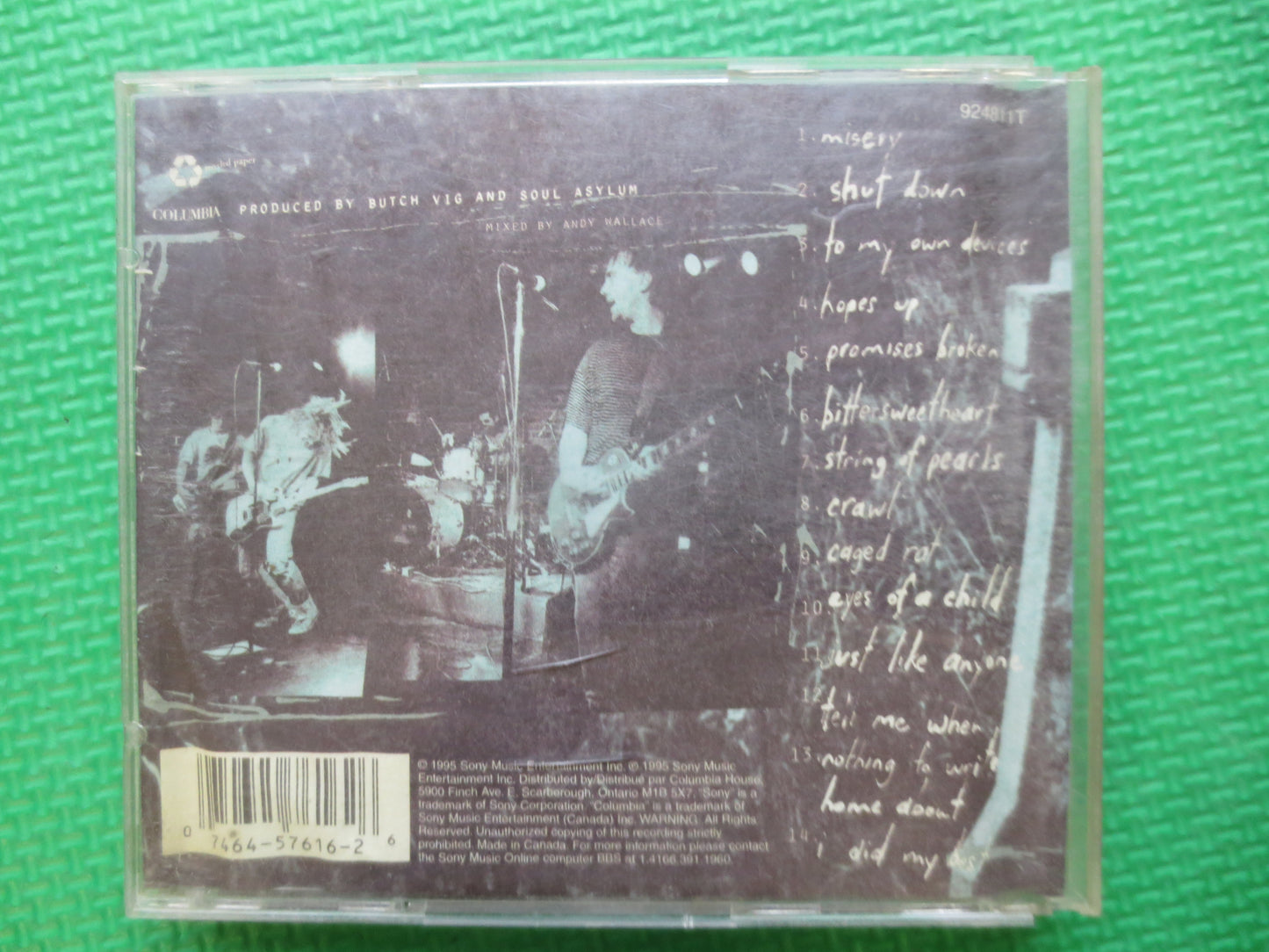 SOUL ASYLUM, Let Your DIM Light Shine, Soul Asylum Cd, Soul Asylum Album, Soul Asylum Song, Soul Asylum Music, 1995 Compact Disc