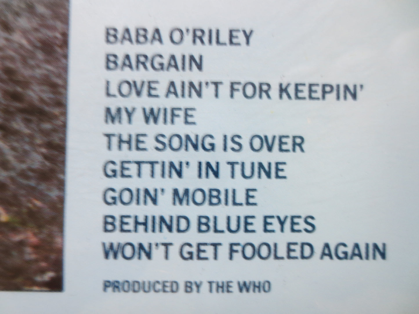 Vintage Cds, The WHO, WHO'S Next, The WHO Cd, Who Are You, The Who Music, The Who Music Cd, Rock Cd, Cd, Classic Rock Cd, Rock Compact Discs