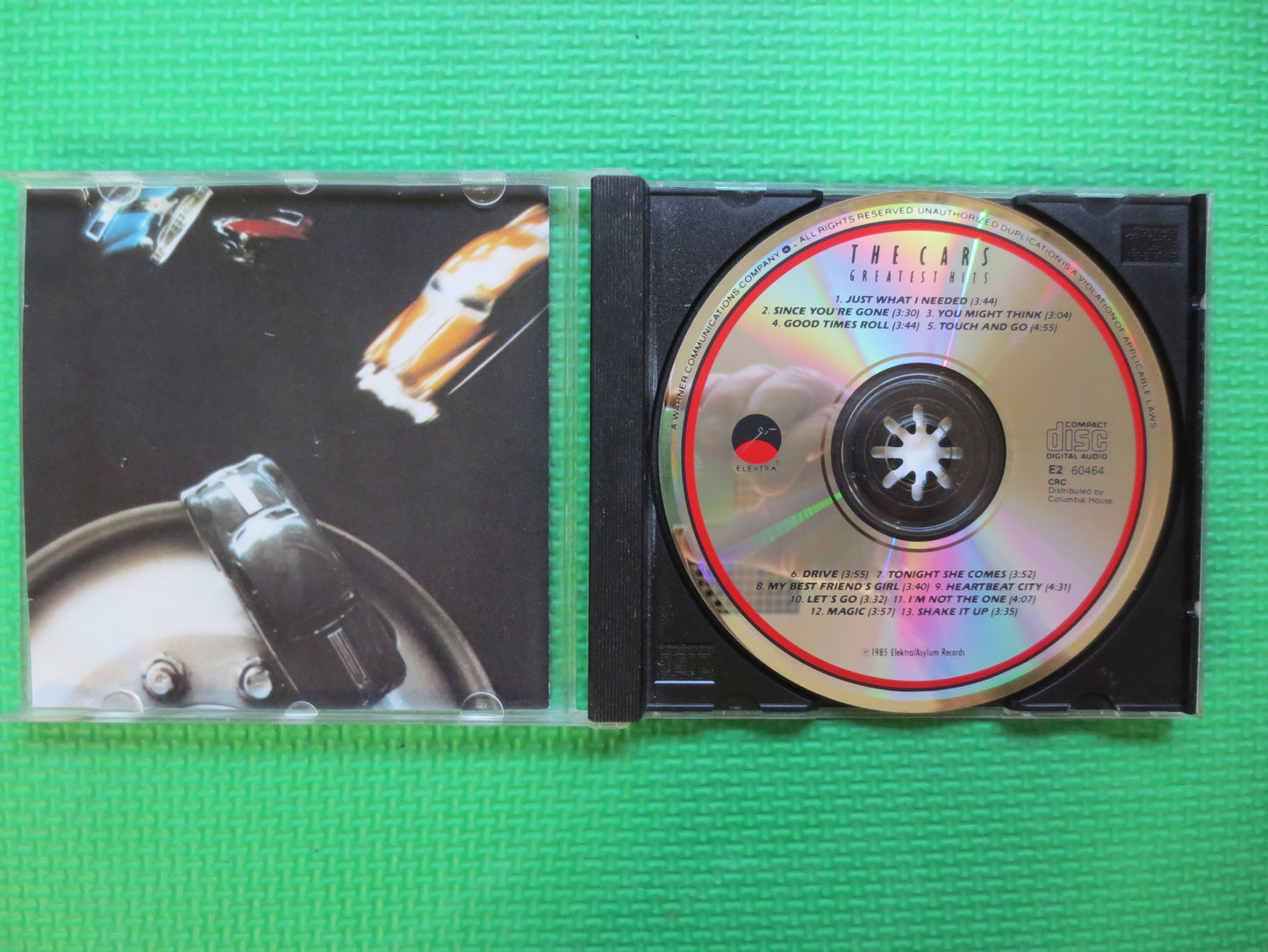 Vintage Cds, The CARS, GREATEST Hits, The CARS Cd, The Cars Albums, The Cars Music, The Cars Songs, Original Cd, Rock Cd, 1985 Compact Discs