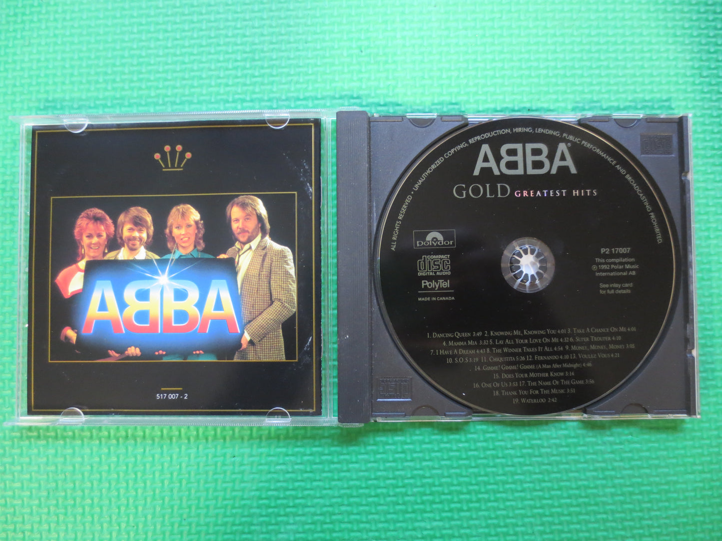 ABBA, GREATEST Hits, ABBA Cd, Abba Music, Abba Hits Cd, Abba Songs, Pop Music Cd, Pop Cd, Abba Album, Disco, 1992 Compact Discs