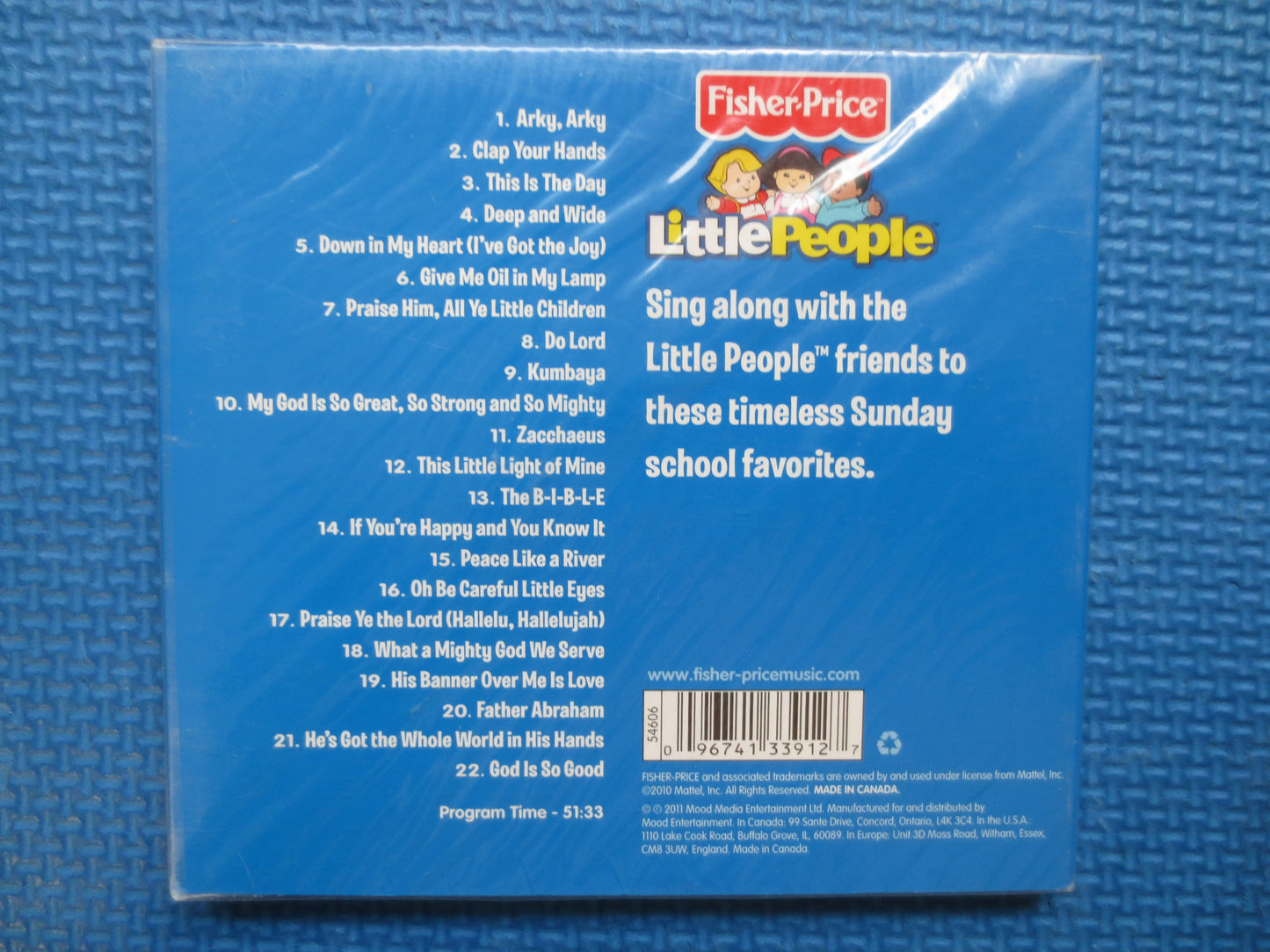 FISHER PRICE, SUNDAY School, Sing-Along, Sing Along Cd, Childrens Cd, Kids Cd, Childrens Song Cd, Kids Music, Kids Song