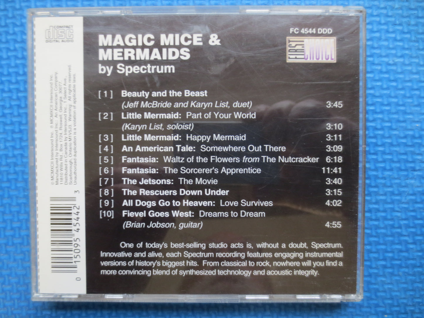 MAGIC MICE and MERMAIDS, Childrens Cd, Kids Cd, Childrens Music, Childrens Song Cd, Kids Music, Kids Song, 1993 Compact Disc