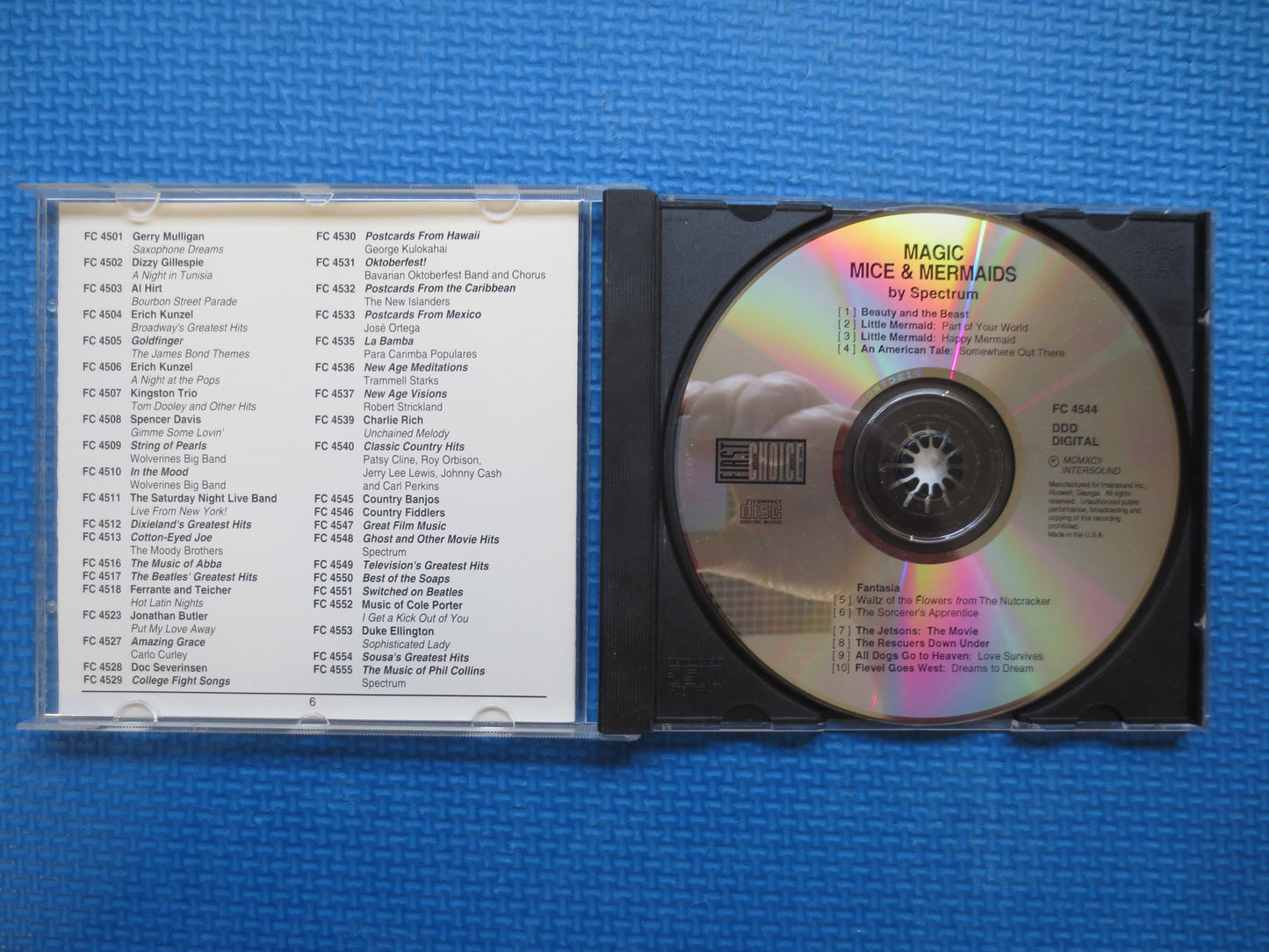 MAGIC MICE and MERMAIDS, Childrens Cd, Kids Cd, Childrens Music, Childrens Song Cd, Kids Music, Kids Song, 1993 Compact Disc