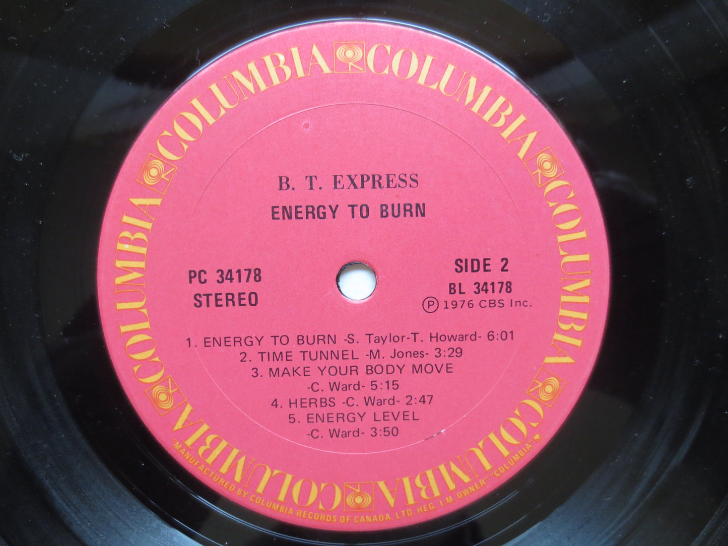 B T EXPRESS, ENERGY to Burn, B T Express Record, B T Express Album, Soul Records, Soul Vinyl, Disco Record, 1976 Records