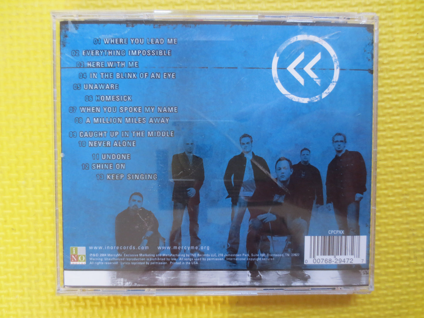 MERCYME, UNDONE, MERCYME Undone, Mercyme Cd, Rock Music Cd, Music Cd, Rock Cd, Mercyme Album, Pop Music Cd, 2004 Compact Disc