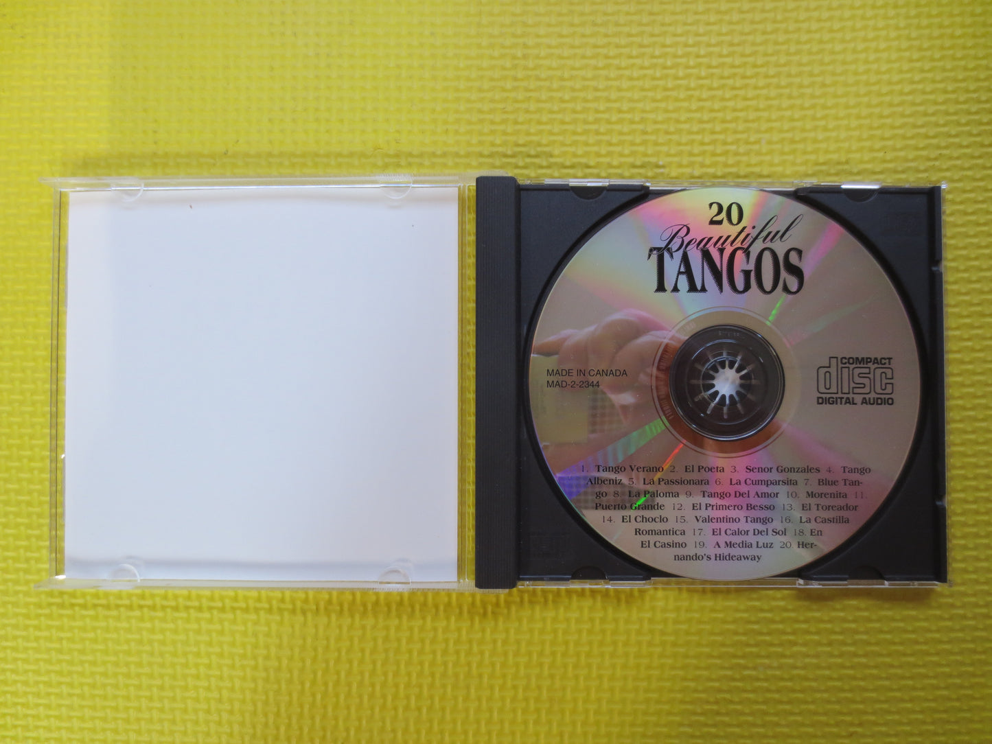 20 BEAUTIFUL TANGOS, LATIN Dance Music, Classical Cd, Dance Music Cd, Classical Albums, Tango Music Cd, Cds, 1993 Compact Discs