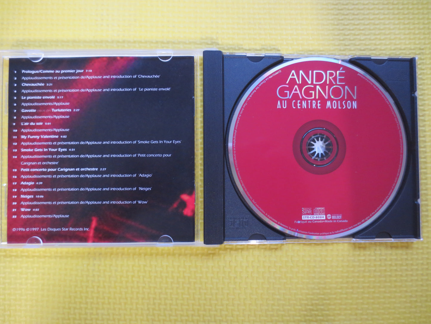 ANDRE GAGNON, Au Centre MOLSON, Classical Cd, Andre Gagnon Cd, Music Cd, Classical Albums, Opera Music Cd, 1997 Compact Discs