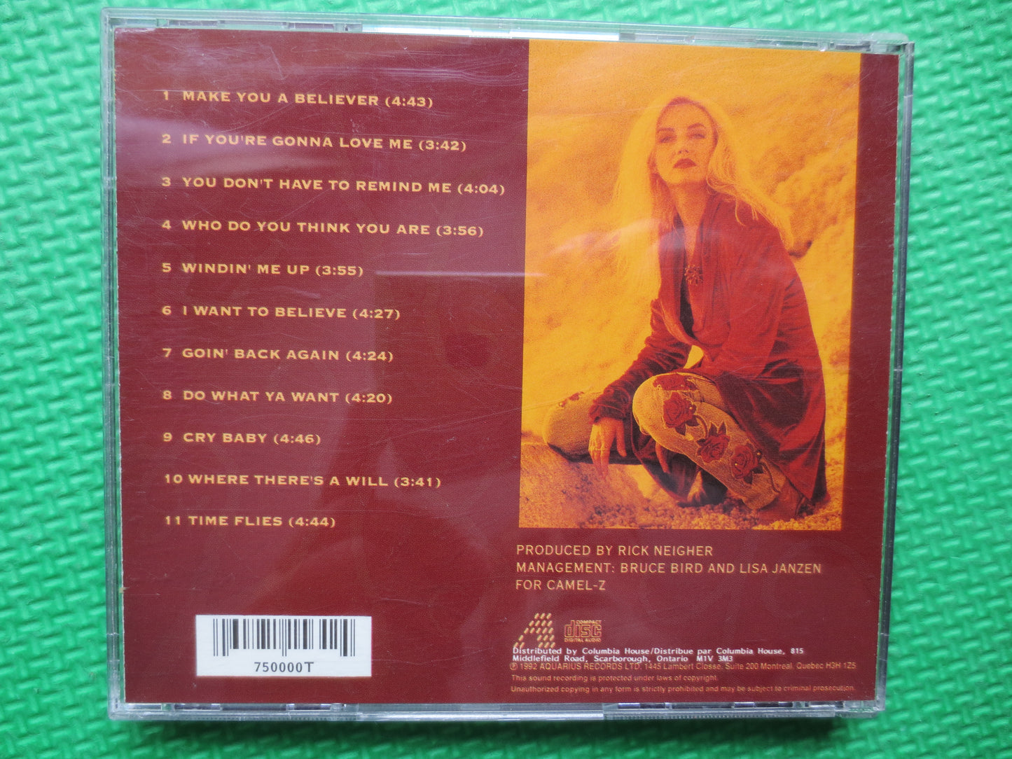 SASS JORDAN, RACINE, Sass Jordan Cd, Rock Cd, Sass Jordan Album, Sass Jordan Lp, Music Cd, Classic Rock Cd, 1992 Compact Disc