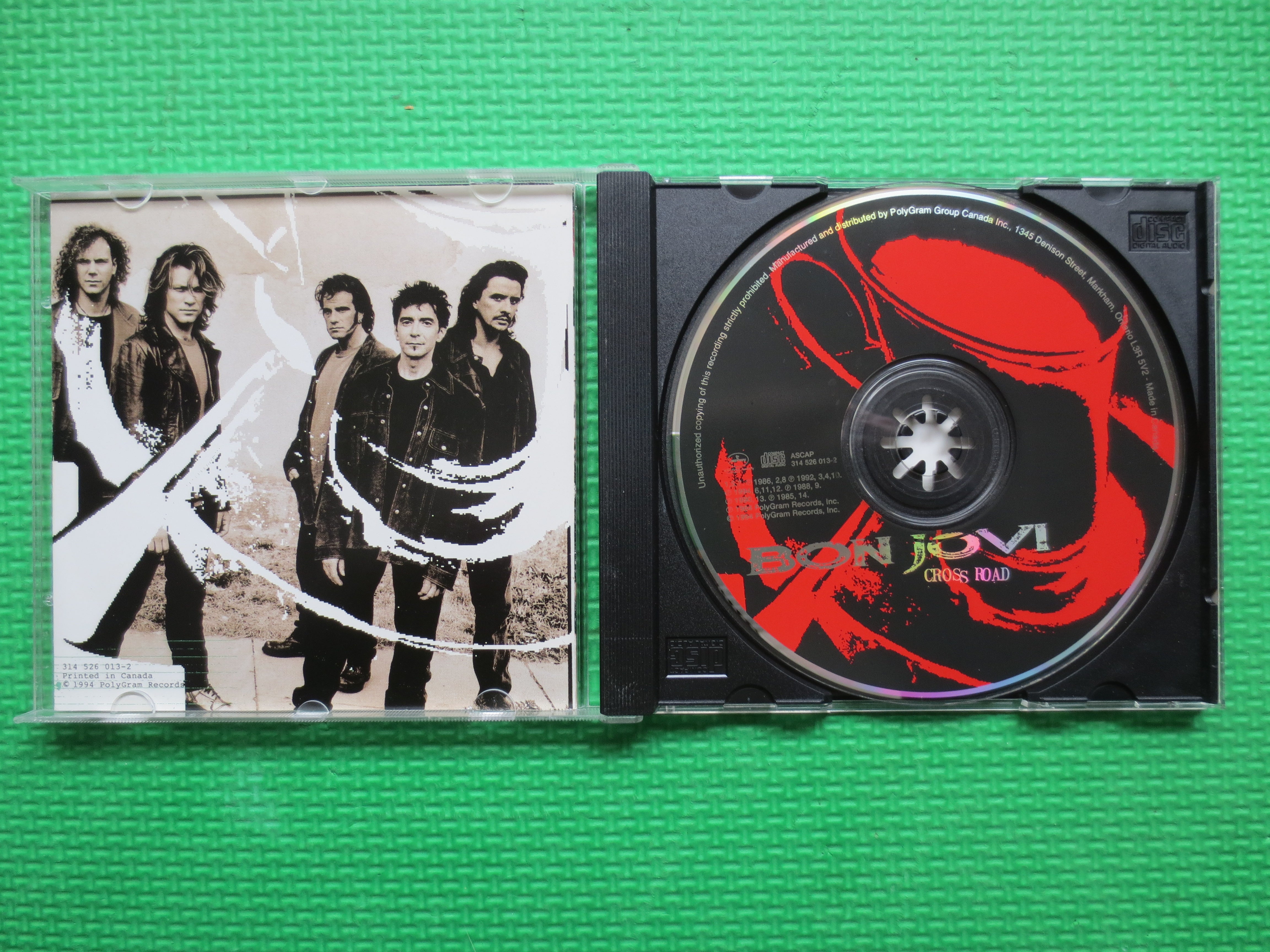 BON JOVI, CROSS Road, Bon Jovi Cd, Bon Jovi Album, Rock Cd, Bon