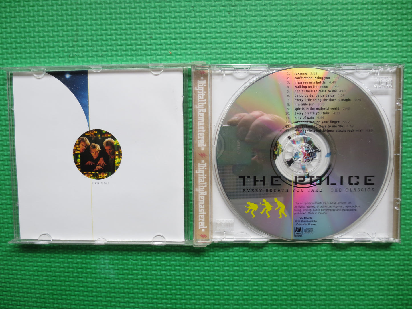 The POLICE, Every Breath YOU Take, The POLICE Cd, Rock Compact Disc, The Police Album, The Police Lp, Rock Cd, 1995 Compact Disc