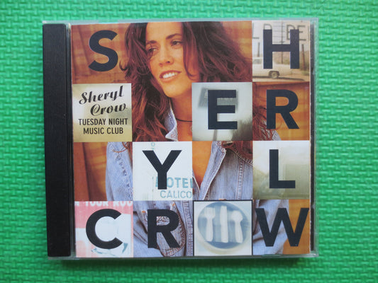 SHERYL CROW, Tuesday Night MUSIC Club, Sheryl Crow Cd, Sheryl Crow Album, Sheryl Crow Songs, Rock Music Cd, 1997 Compact Disc