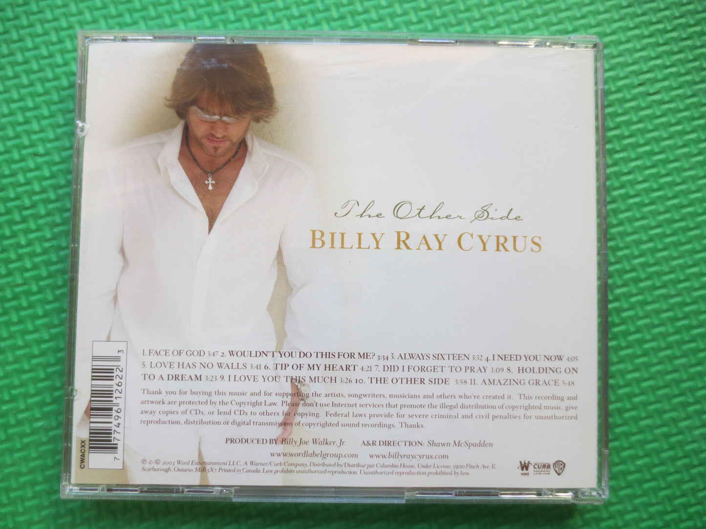 BILLY RAY CYRUS, The Other Side, Billy Ray Cyrus Cd, Billy Ray Cyrus Lp, Country Cd, Country Music Cd, 2003 Compact Discs