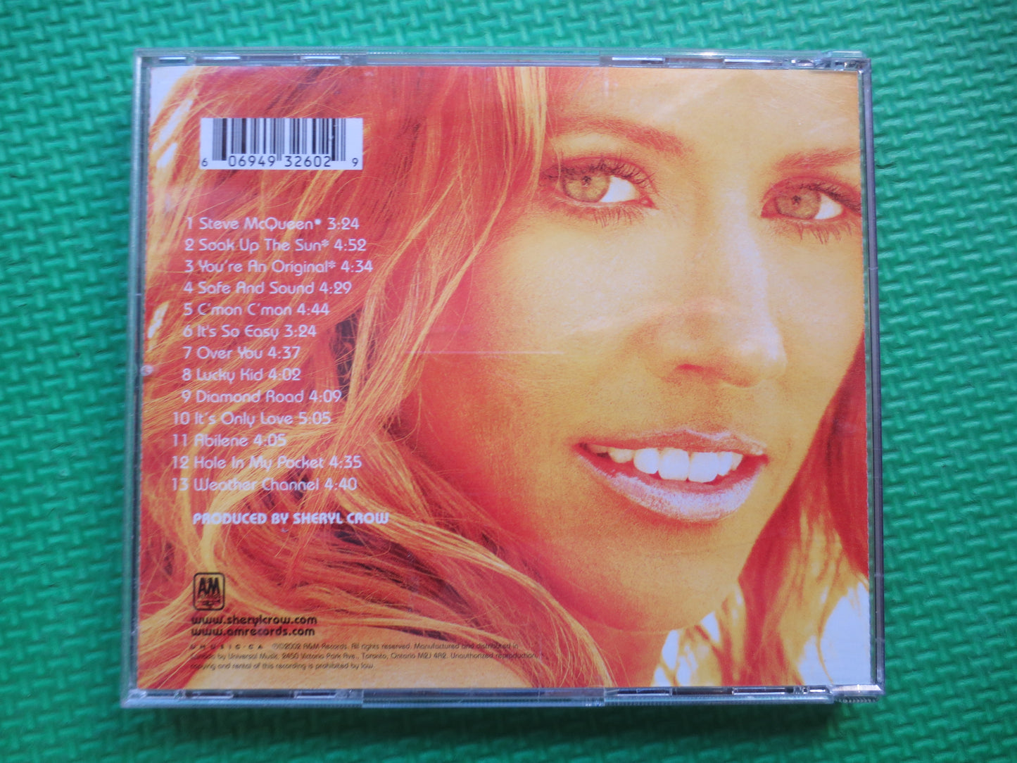 SHERYL CROW, C'MON, C'mon, Sheryl Crow Cd, Sheryl Crow Album, Sheryl Crow Songs, Rock Music Cd, Rock Cd, Cds, 2002 Compact Disc