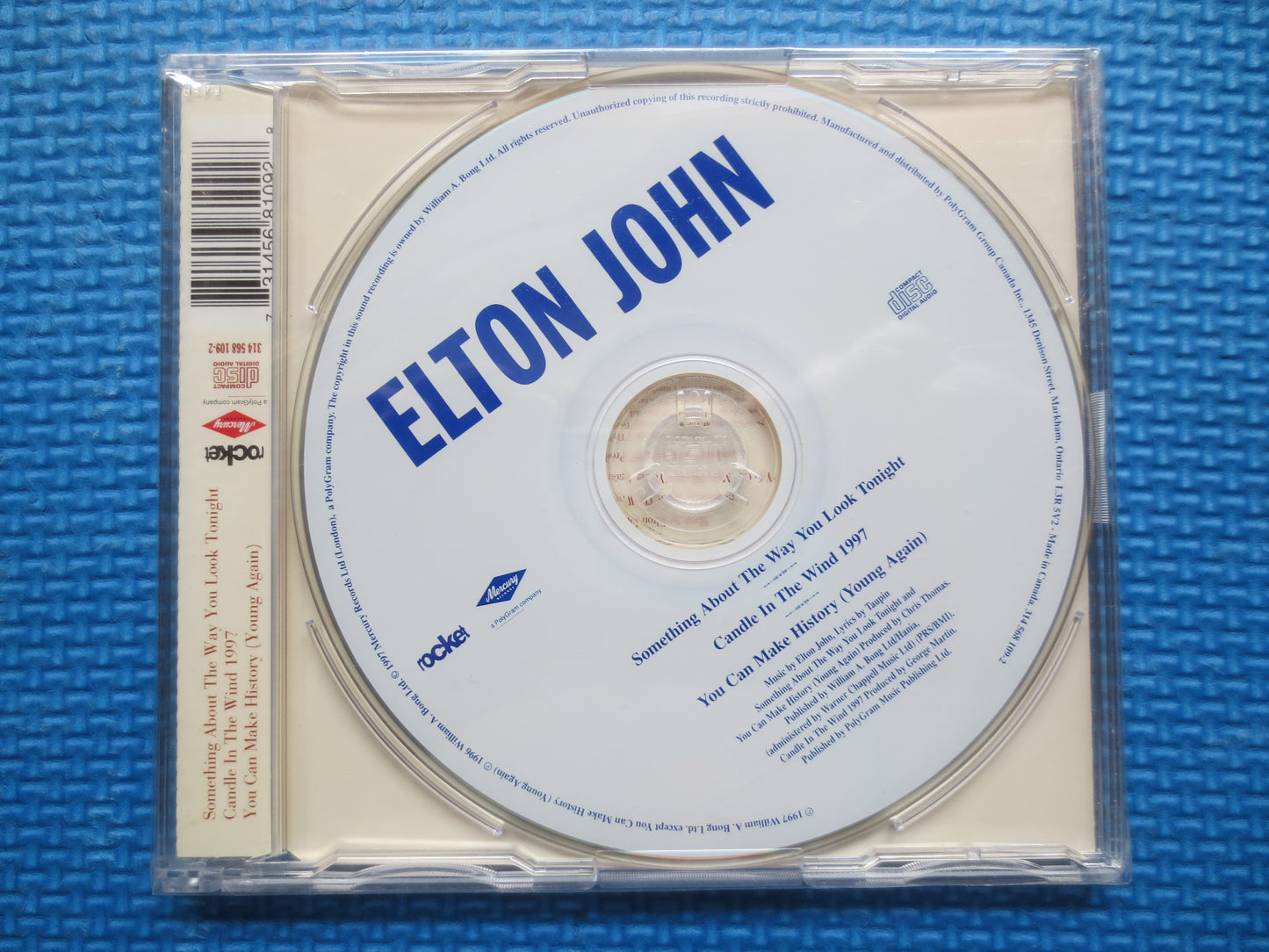 ELTON JOHN, PRINCESS Diana, Elton John Cd, Princess Diana Cd, Elton John Lp, Candle in the Wind, Elton Cd, 1997 Compact Discs