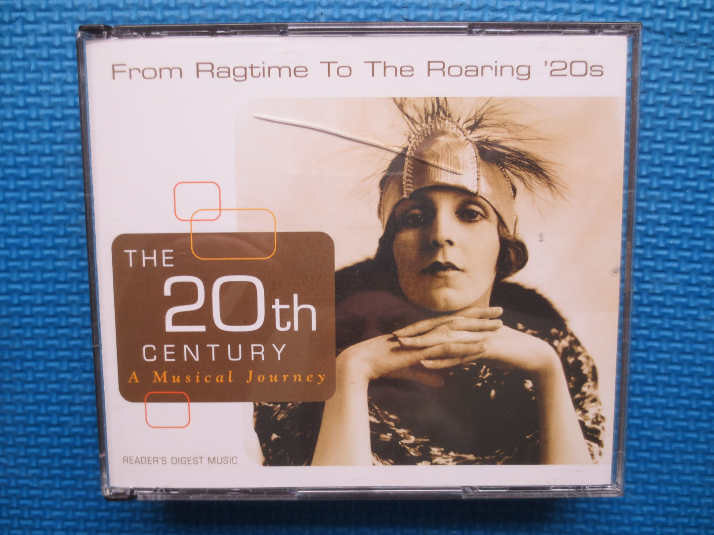 20th CENTURY, ROARING 20'S,  DOUBLE Cd, Ragtime Cd, Ragtime Album, Swing Music Cd, Jazz Music Cd, Readers Digest, Compact Disc