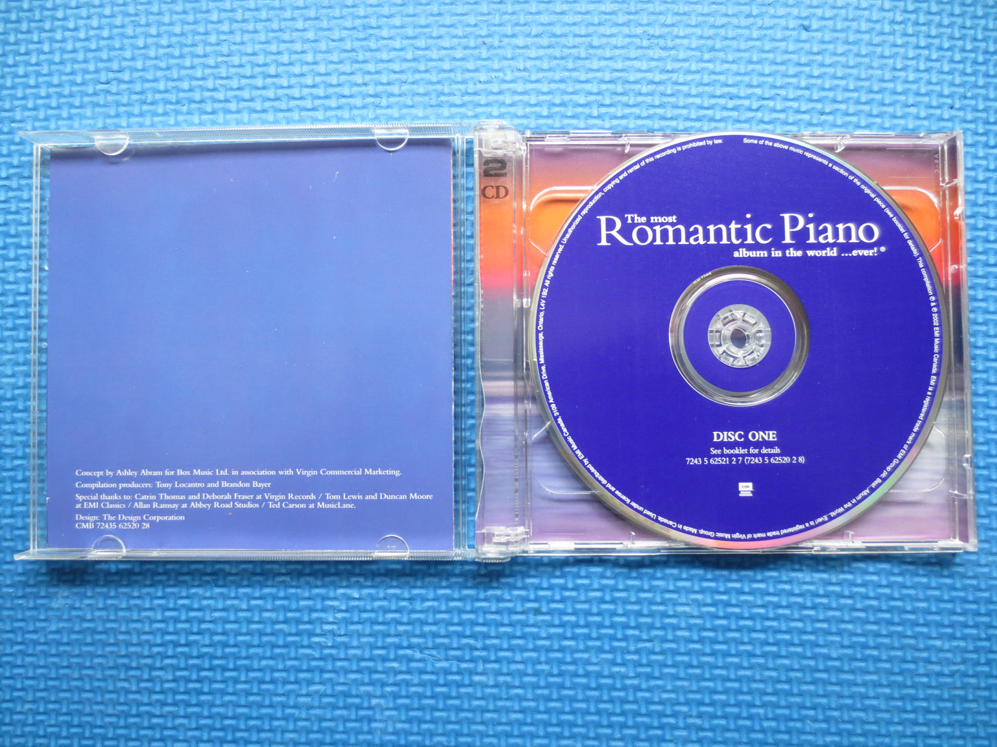 ROMANTIC PIANO, CLASSICAL Music Cd, Classical Piano Cd, Tchaikovsky Cd, Rachmaninov Cd, Chopin Cd, Mozart Cd, 2002 Compact Disc