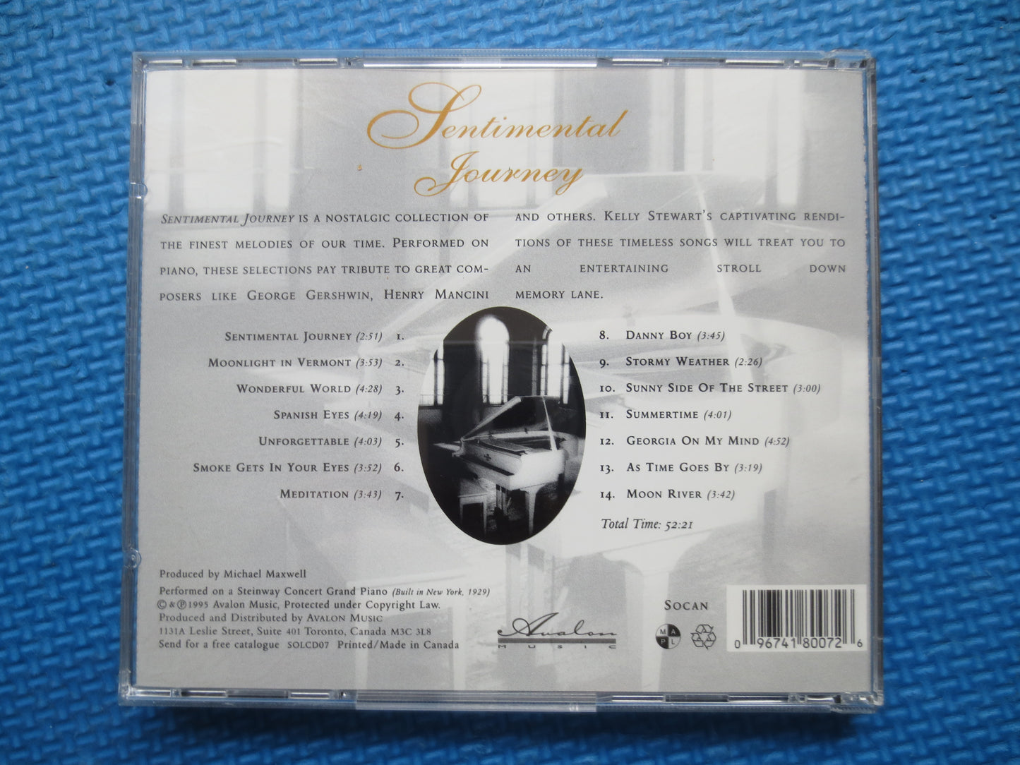 KELLY STEWART, SENTIMENTAL Journey, Kelly Stewart Cd, Kelly Stewart Album, Henry Mancini Cd, Gershwin Cd, Cd, 1995 Compact Disc