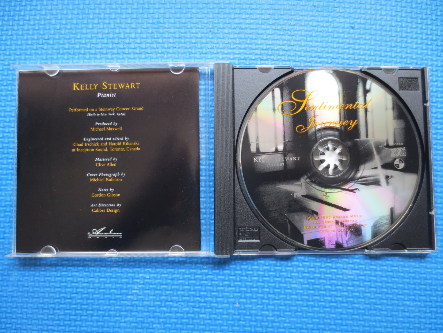 KELLY STEWART, SENTIMENTAL Journey, Kelly Stewart Cd, Kelly Stewart Album, Henry Mancini Cd, Gershwin Cd, Cd, 1995 Compact Disc