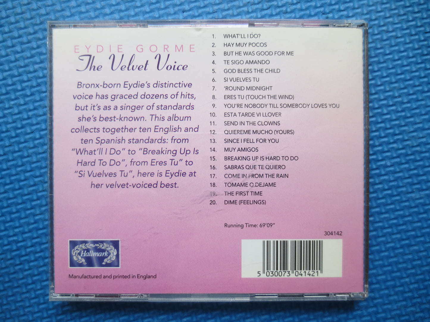 EYDIE GORME, The VELVET Voice, Eydie Gorme Cd, Eydie Gorme Album, Eydie Gorme Songs, Eydie Gorme Music, Cd, 1985 Compact Disc