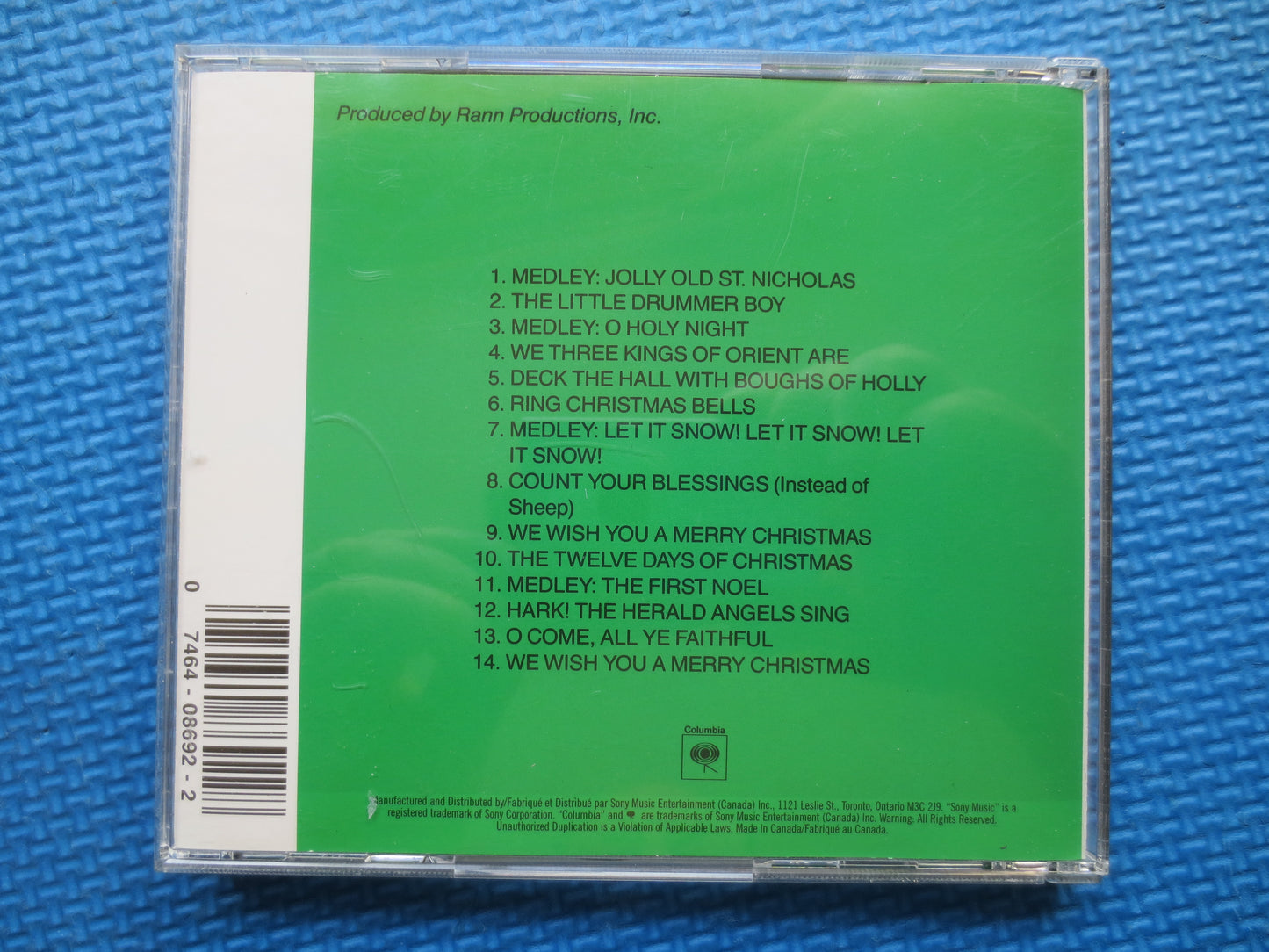 RAY CONNIFF, CHRISTMAS, Ray Conniff Cd, Christmas Cd, Ray Conniff Singers, Christmas Music Cd, Christmas Hymn, 1985 Compact Disc