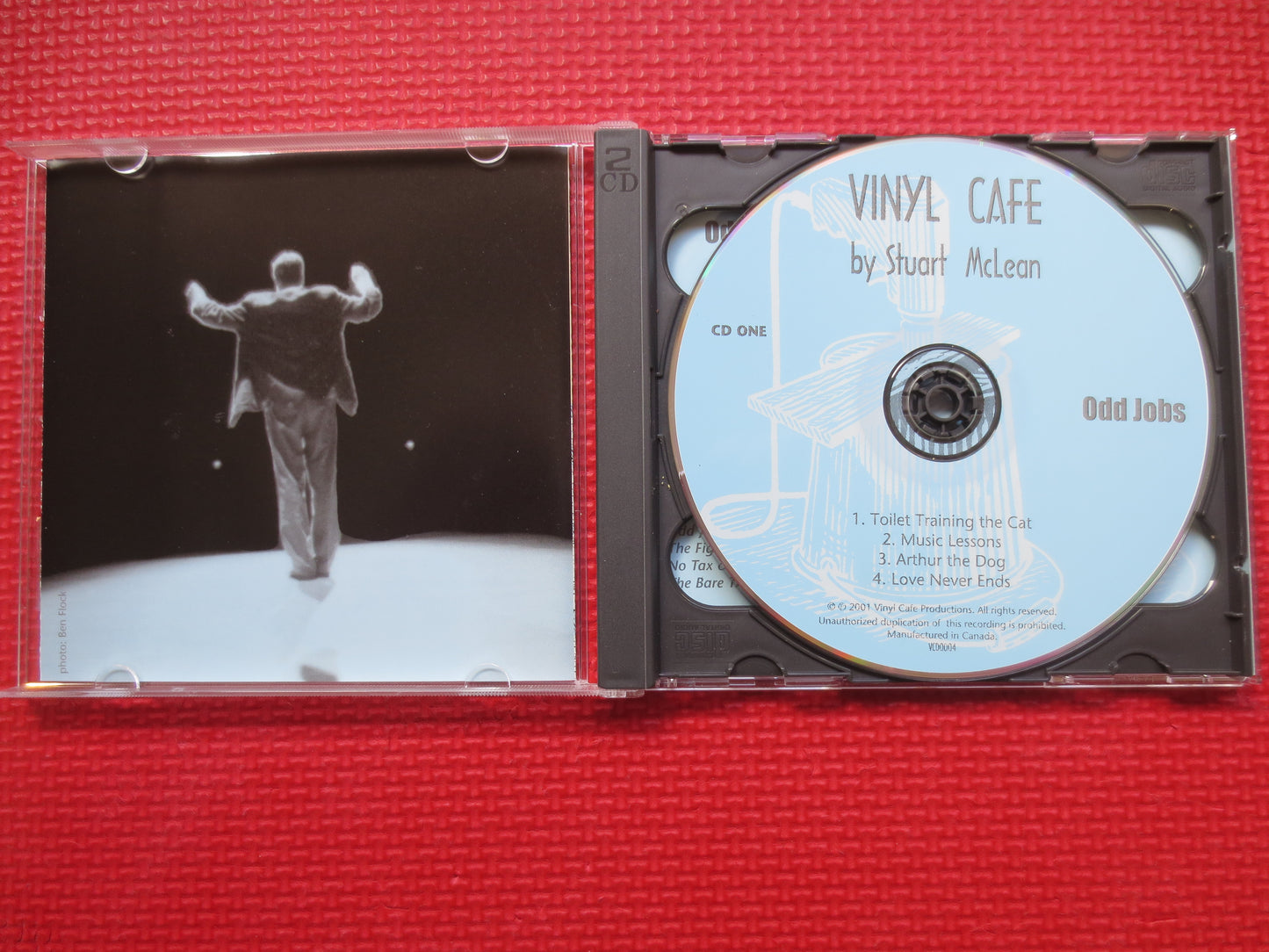 STUART McLEAN, VINYL Café, Odd Jobs, Stuart McLean Cds, Stuart McLean Story, Storybook Cd, Comedy Cd, Cds, 2001 Compact Disc