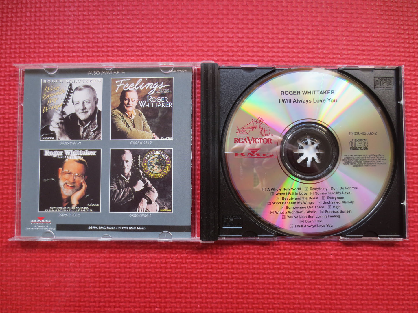 ROGER WHITTAKER, Always LOVE You, Roger Whittaker Cd, Country Music Cd, Roger Whittaker Lp, Cd, Folk Cd, 1994 Compact Disc