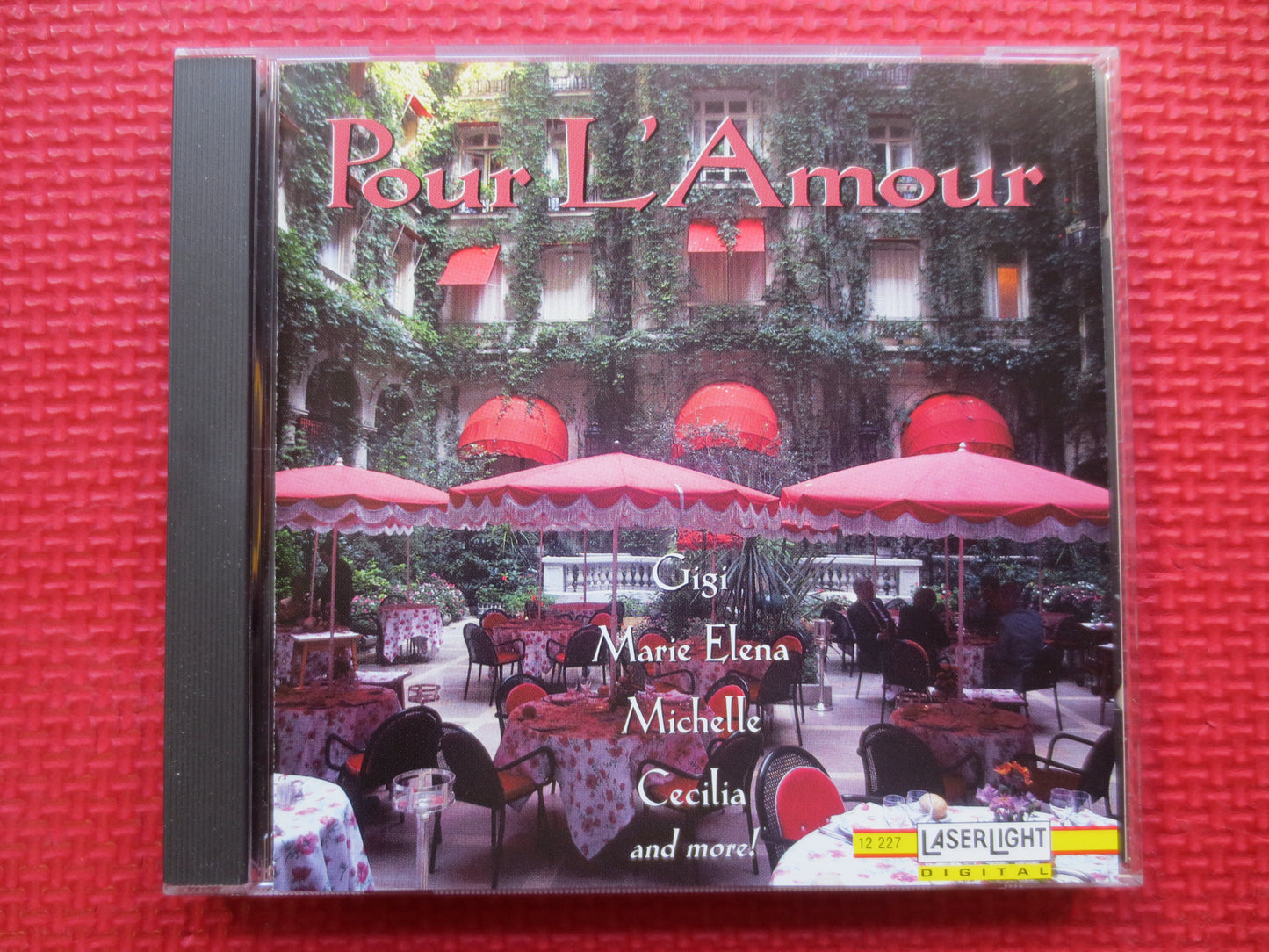 POUR L' AMOUR, Cafe Songs from PARIS, Jazz Cd, Romantic Music Cd, Classical Cd, French Music Cd, Music Cd, 1994 Compact Discs