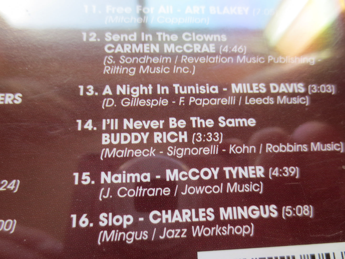 BEST of JAZZ, Miles Davis Cd, JAZZ Cd, McCoy Tyner Cd, Sonny Rollins Cd, Buddy Rich Cd, Carmen McCrae Cd, 2000 Compact Discs